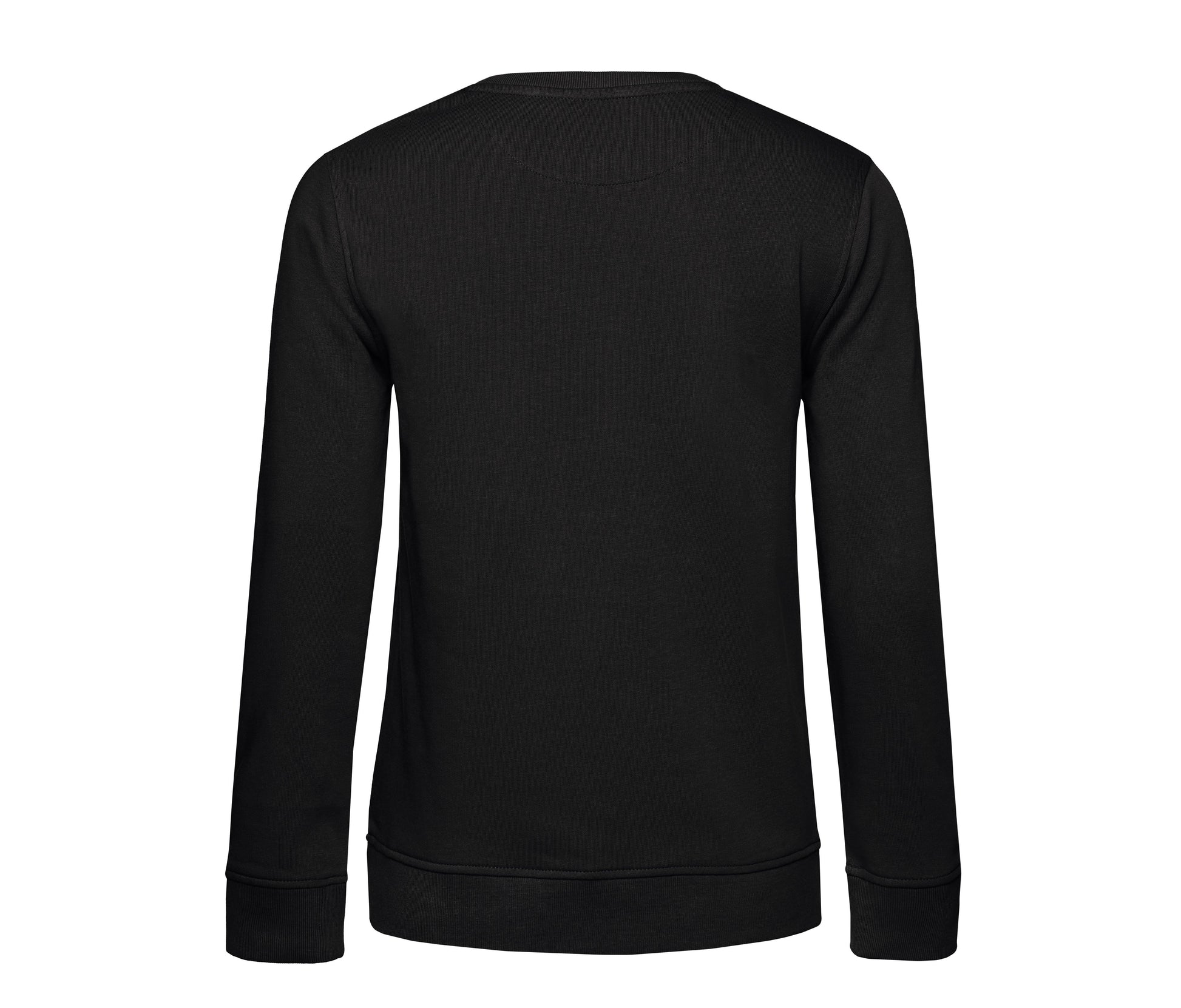 Sweat Col Rond Organique Femme - Black Pure