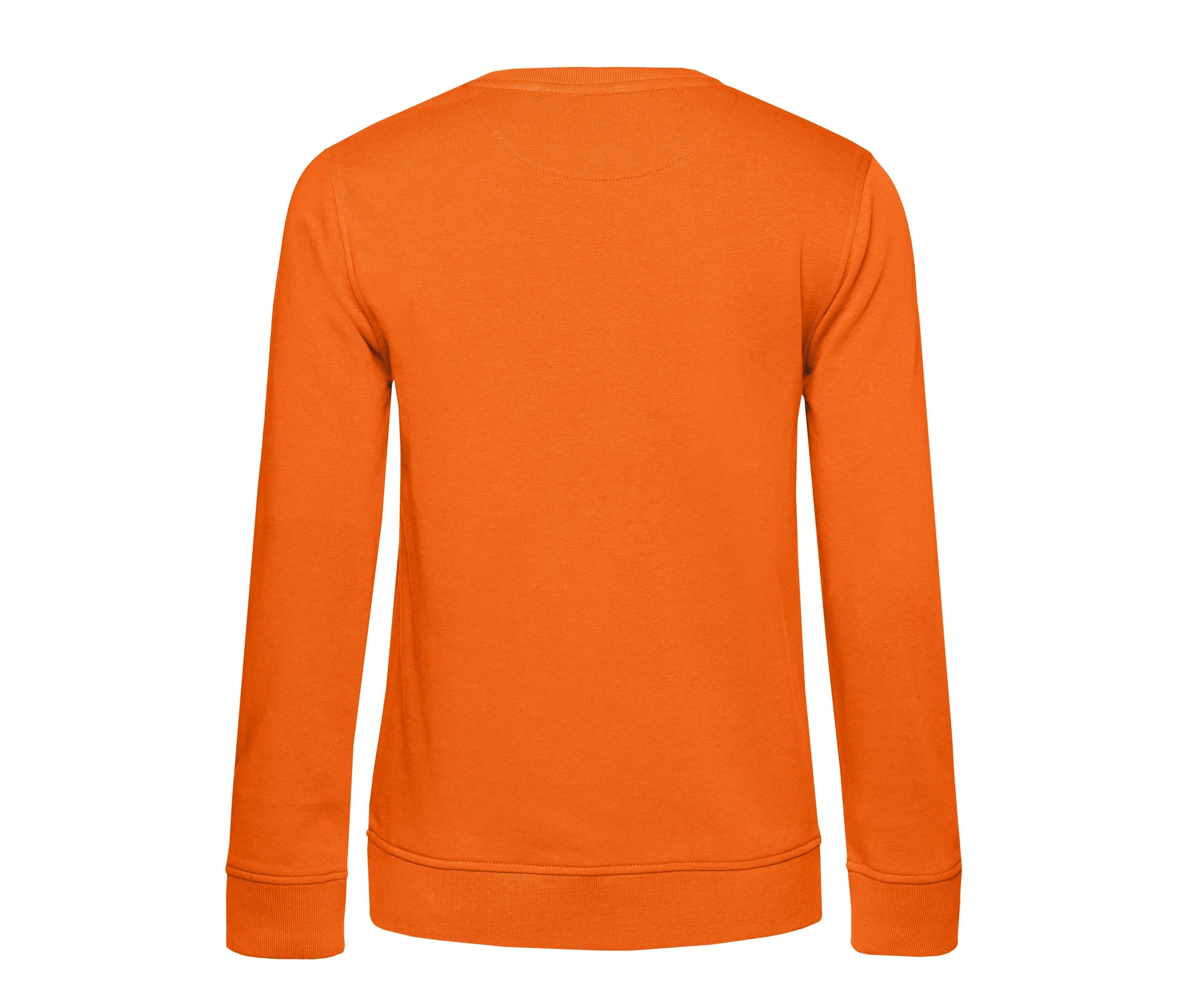 Sweat Col Rond Organique Femme - Pure Orange