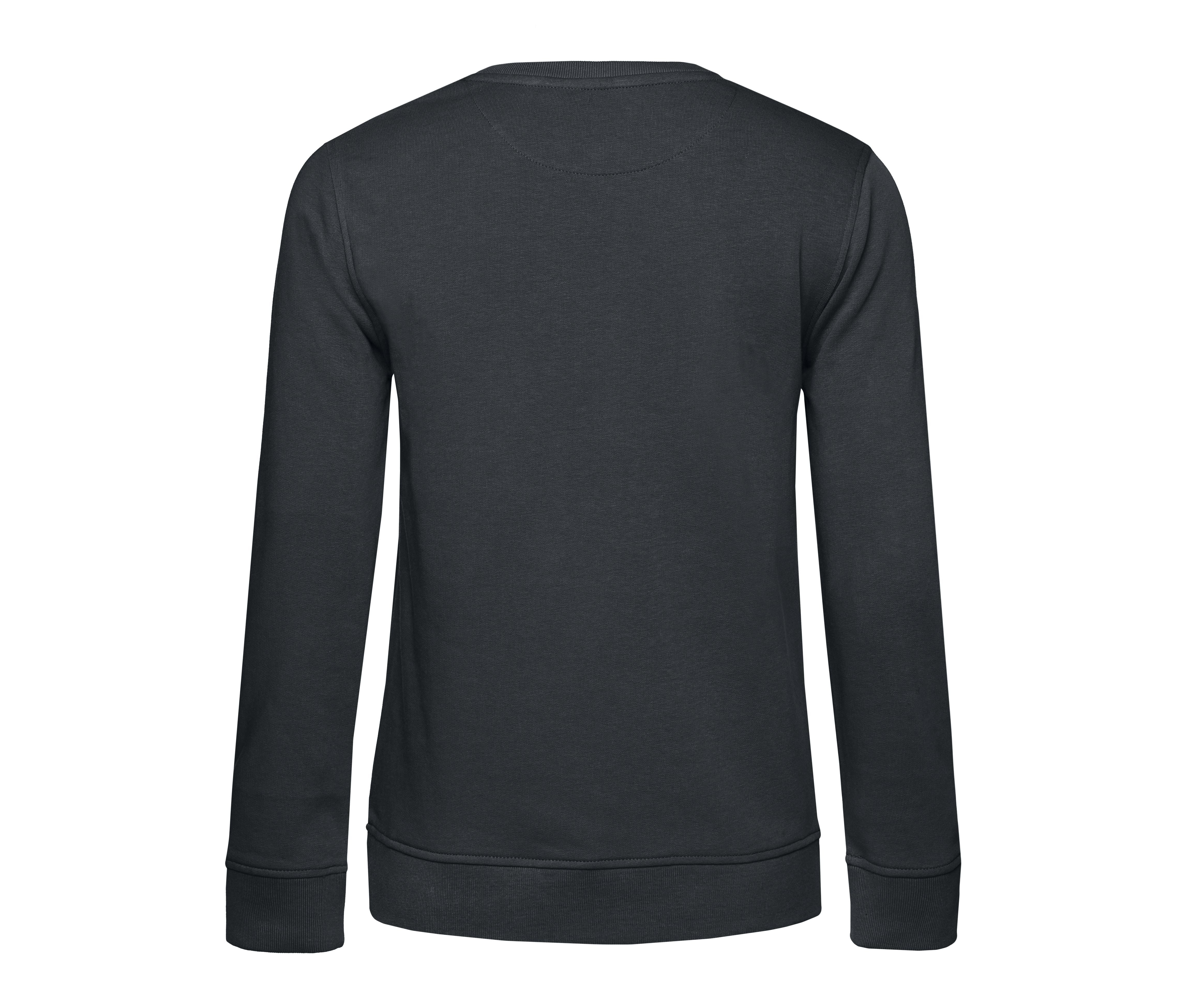 Sweat Col Rond Organique Femme - Asphalt