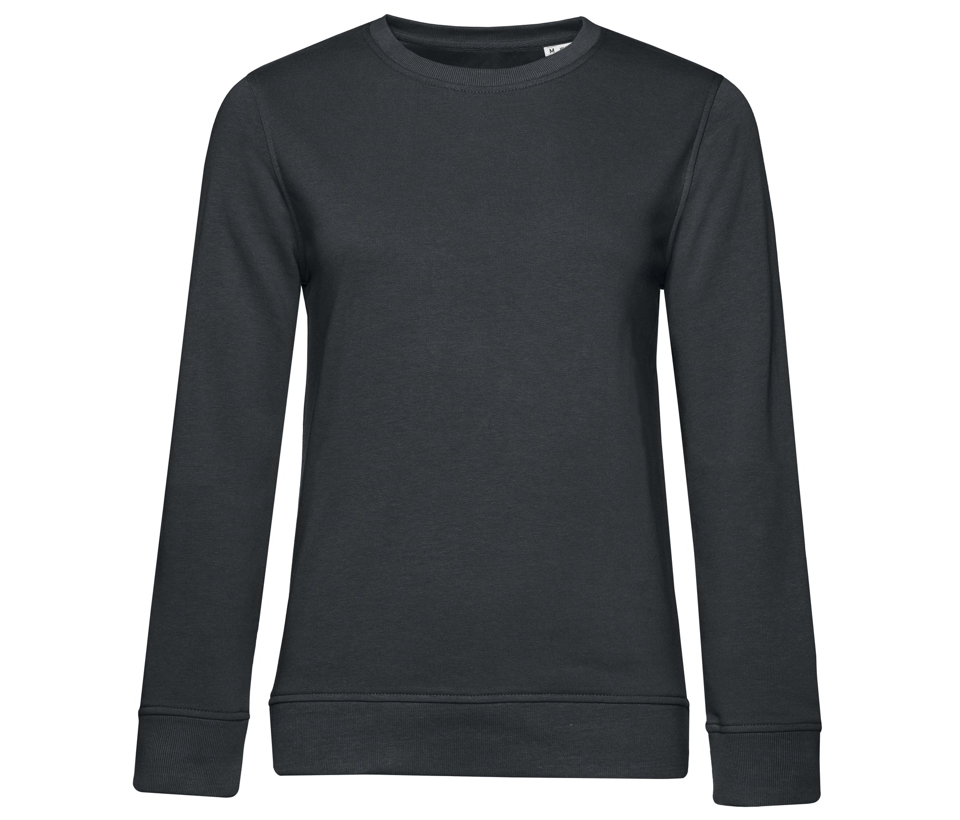 Sweat Col Rond Organique Femme - Asphalt