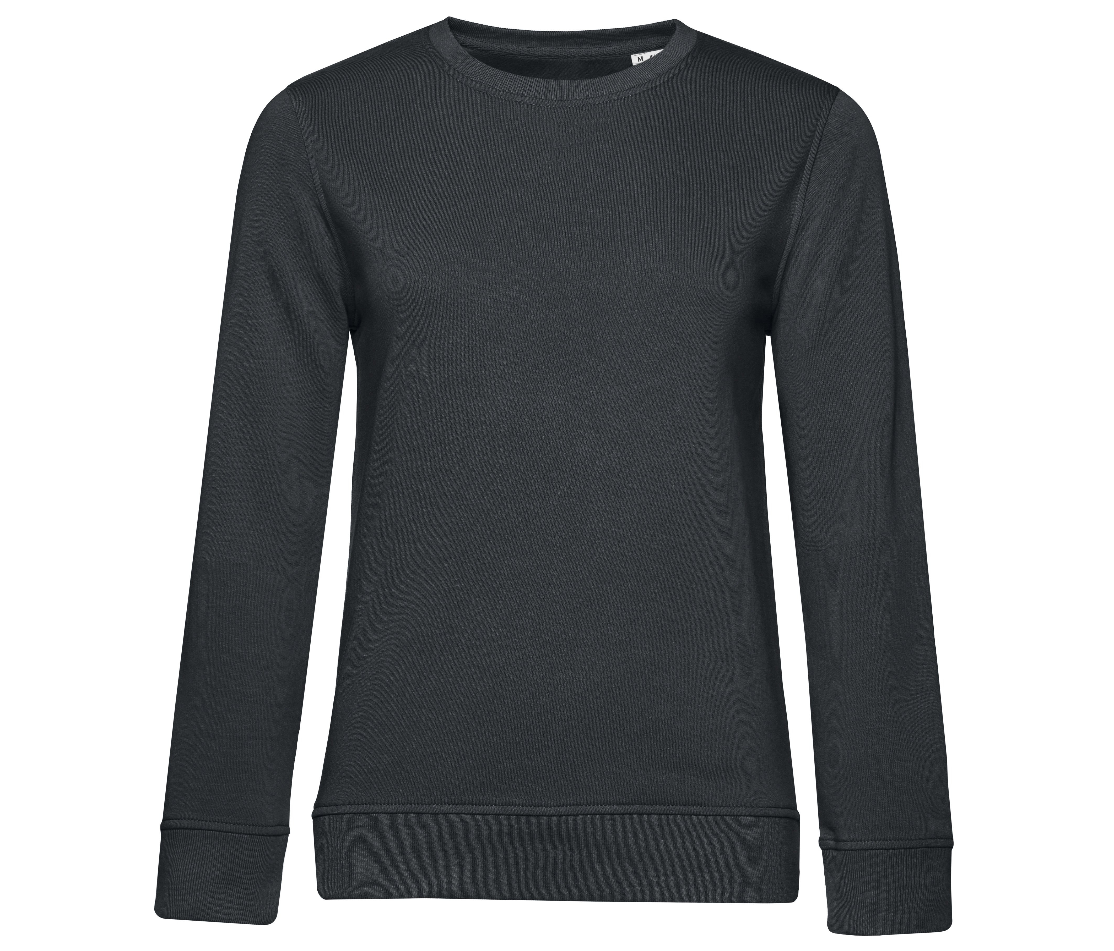Sweat Col Rond Organique Femme - Asphalt