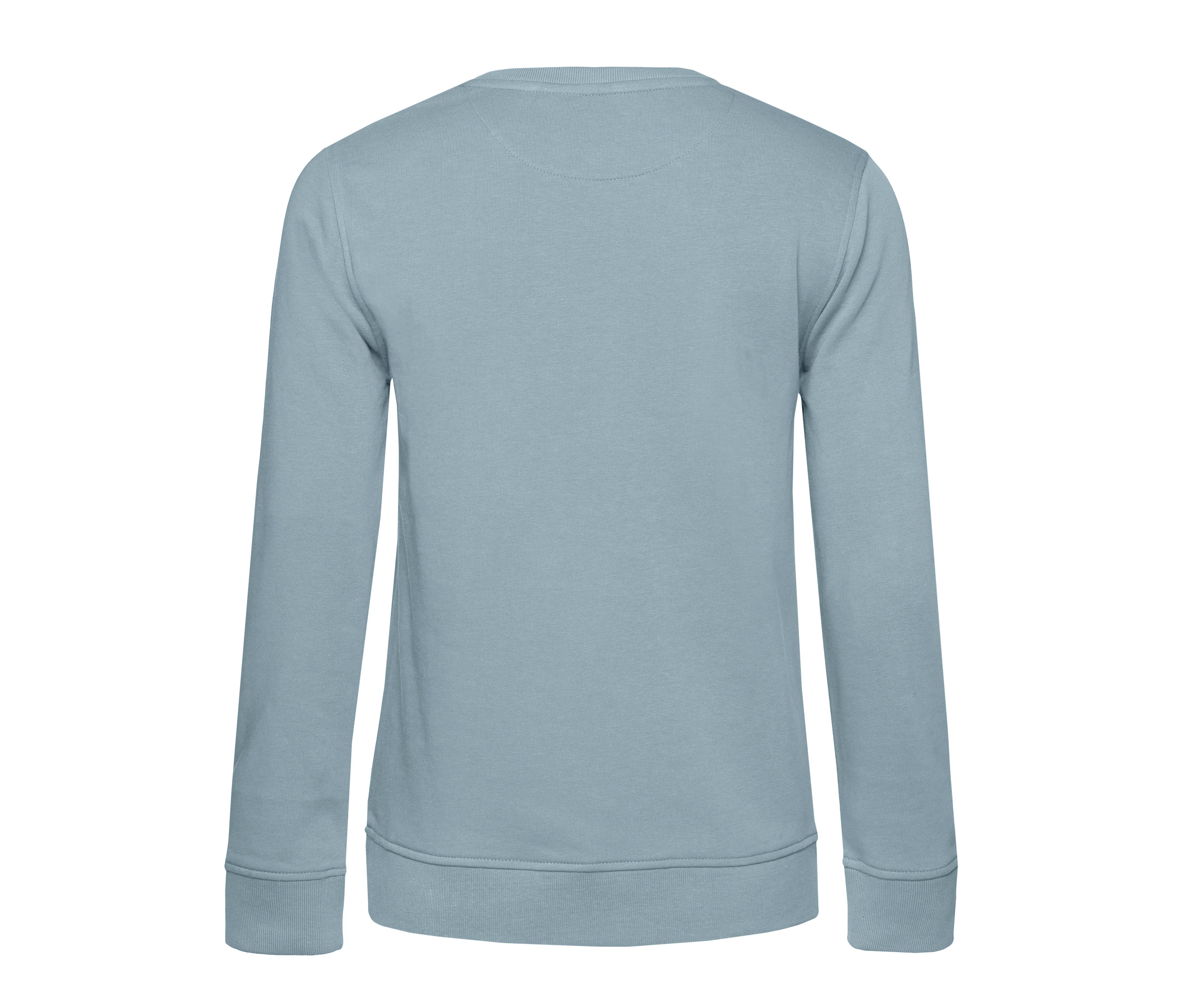 Sweat Col Rond Organique Femme - Blue Fog