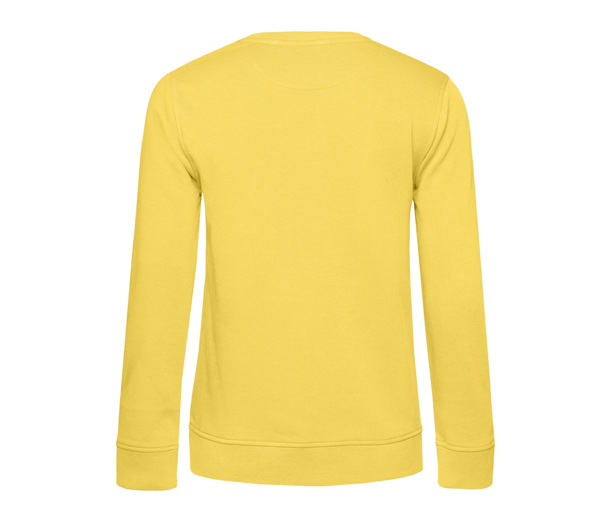 Sweat Col Rond Organique Femme - Yellow Fizz