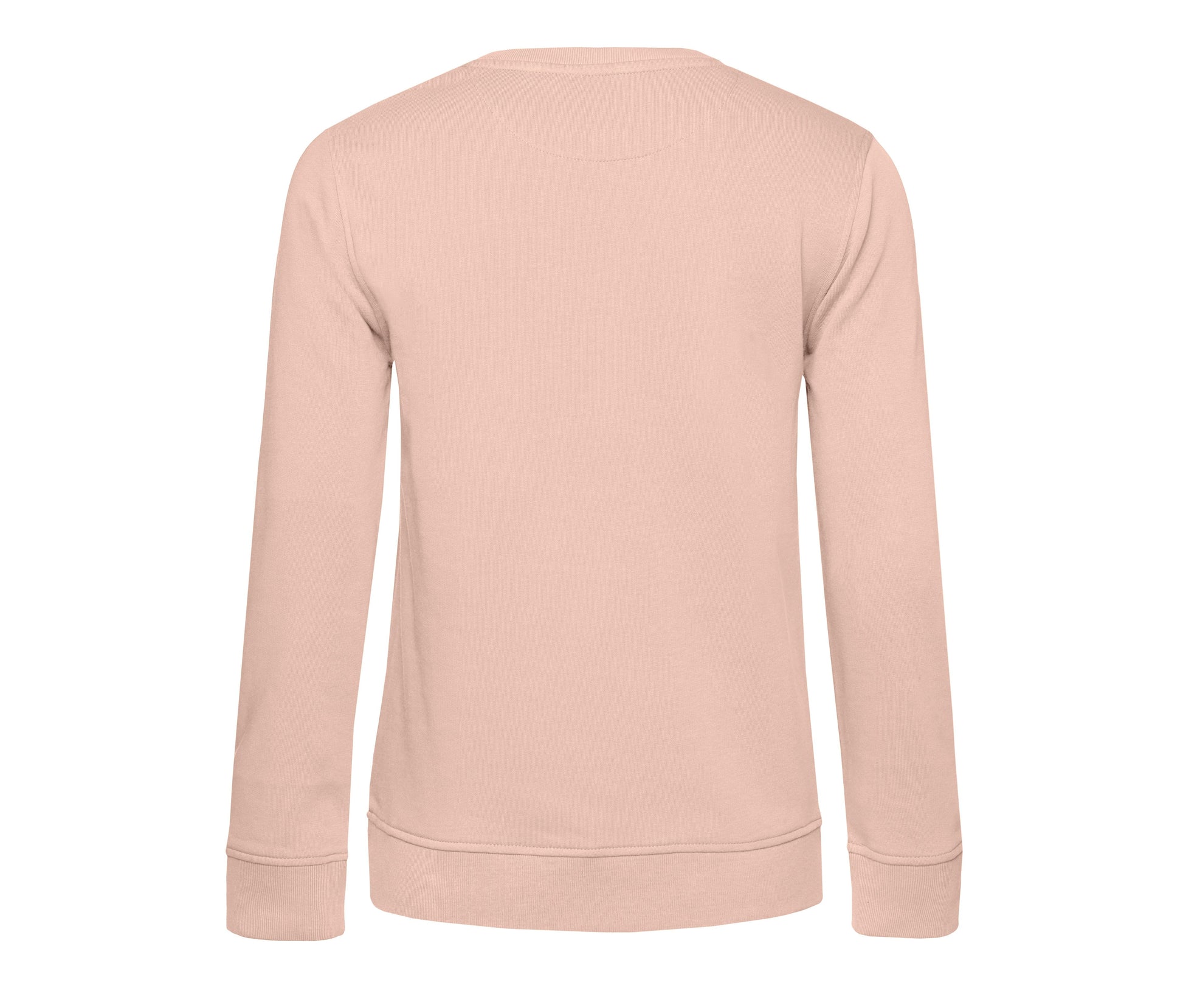 Sweat Col Rond Organique Femme - Soft Rose