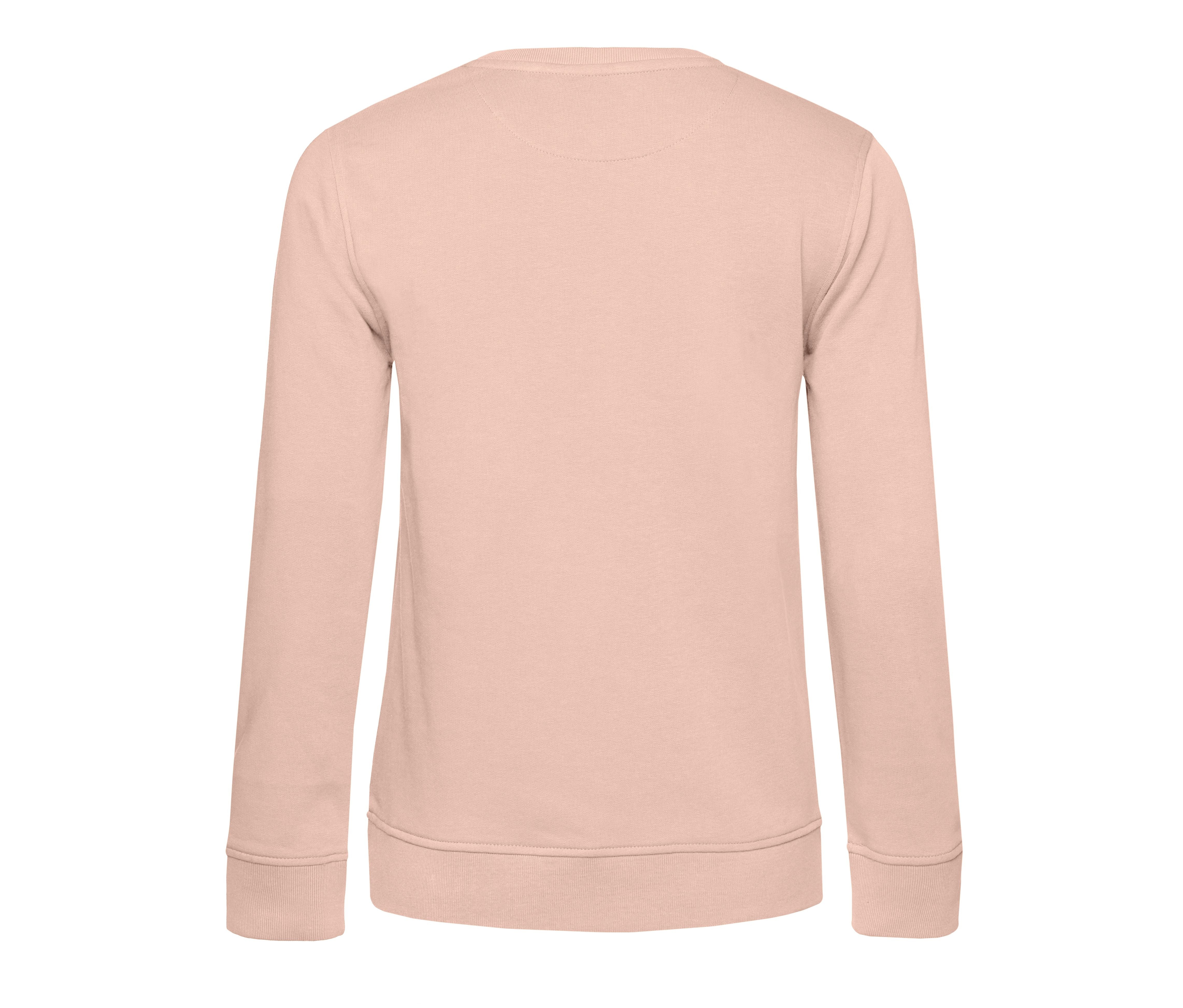 Sweat Col Rond Organique Femme - Soft Rose