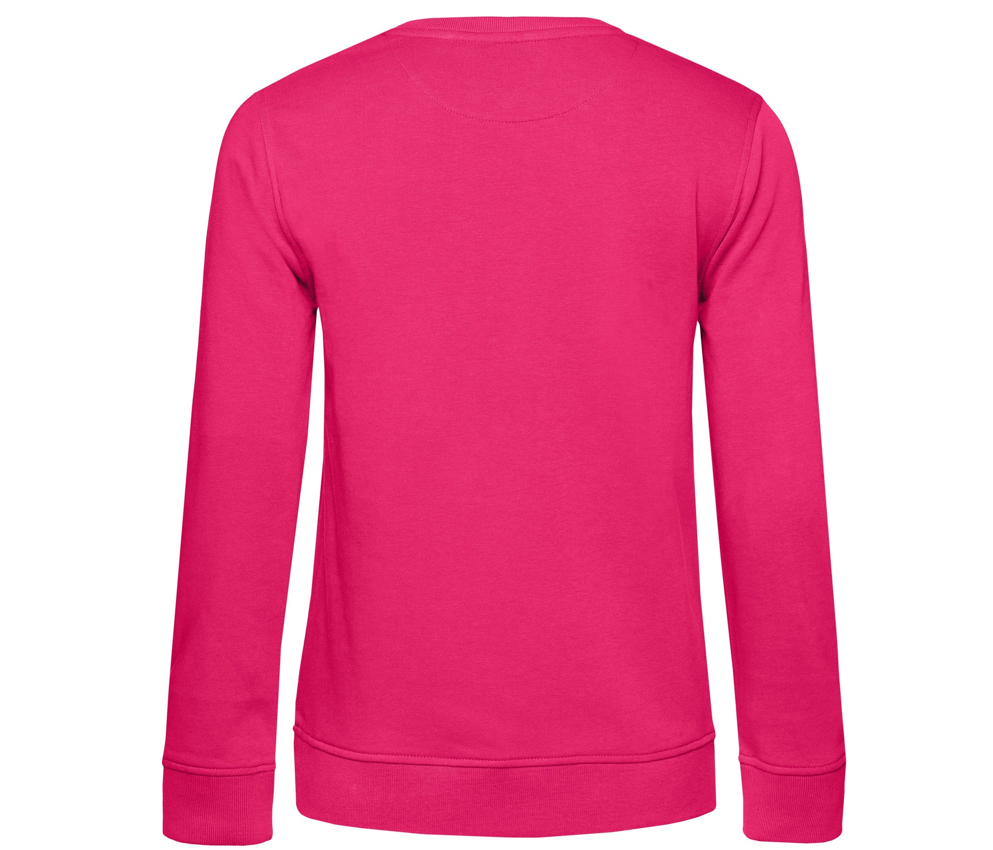 Sweat Col Rond Organique Femme - Magenta Pink