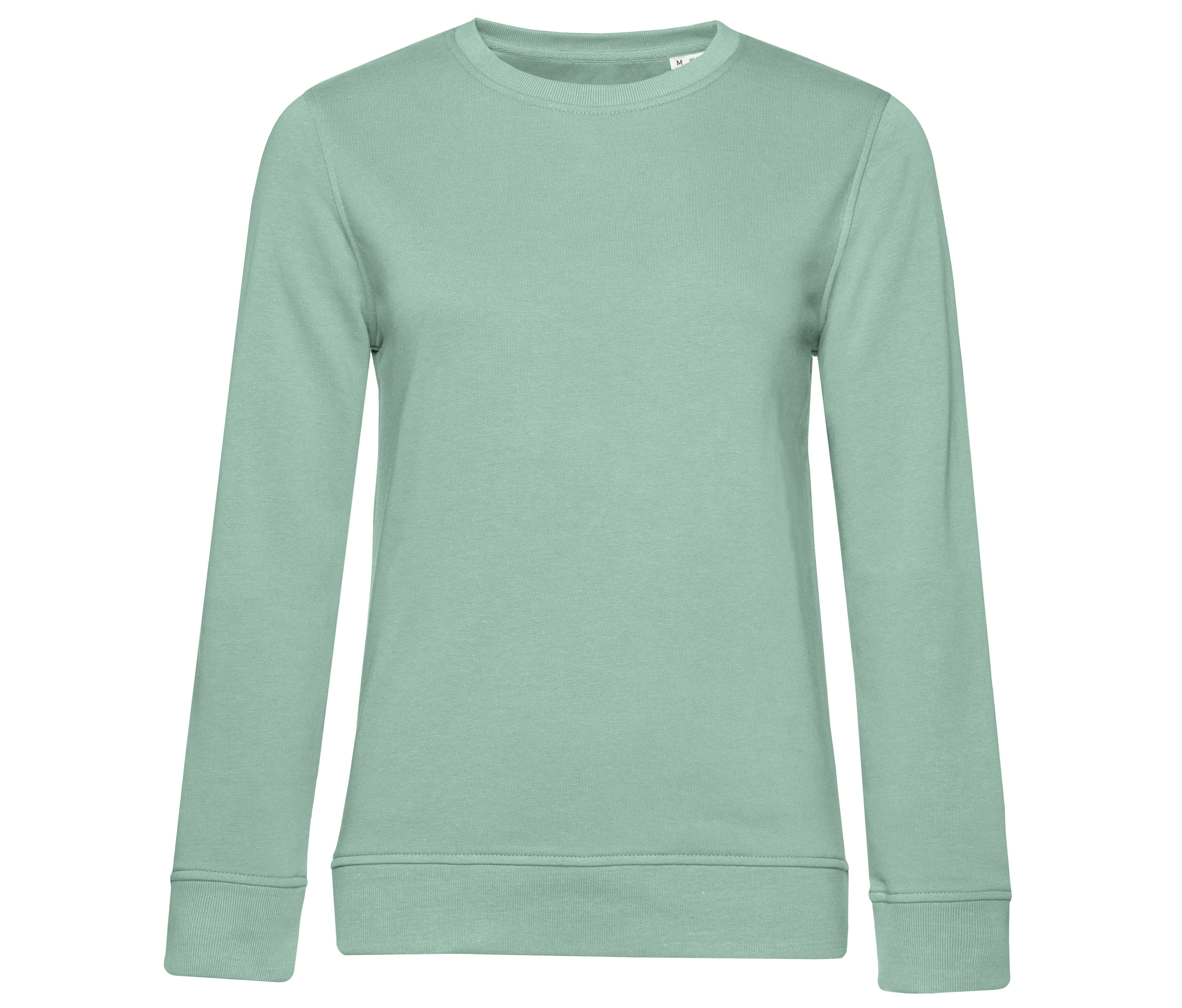 Sweat Col Rond Organique Femme - Sage