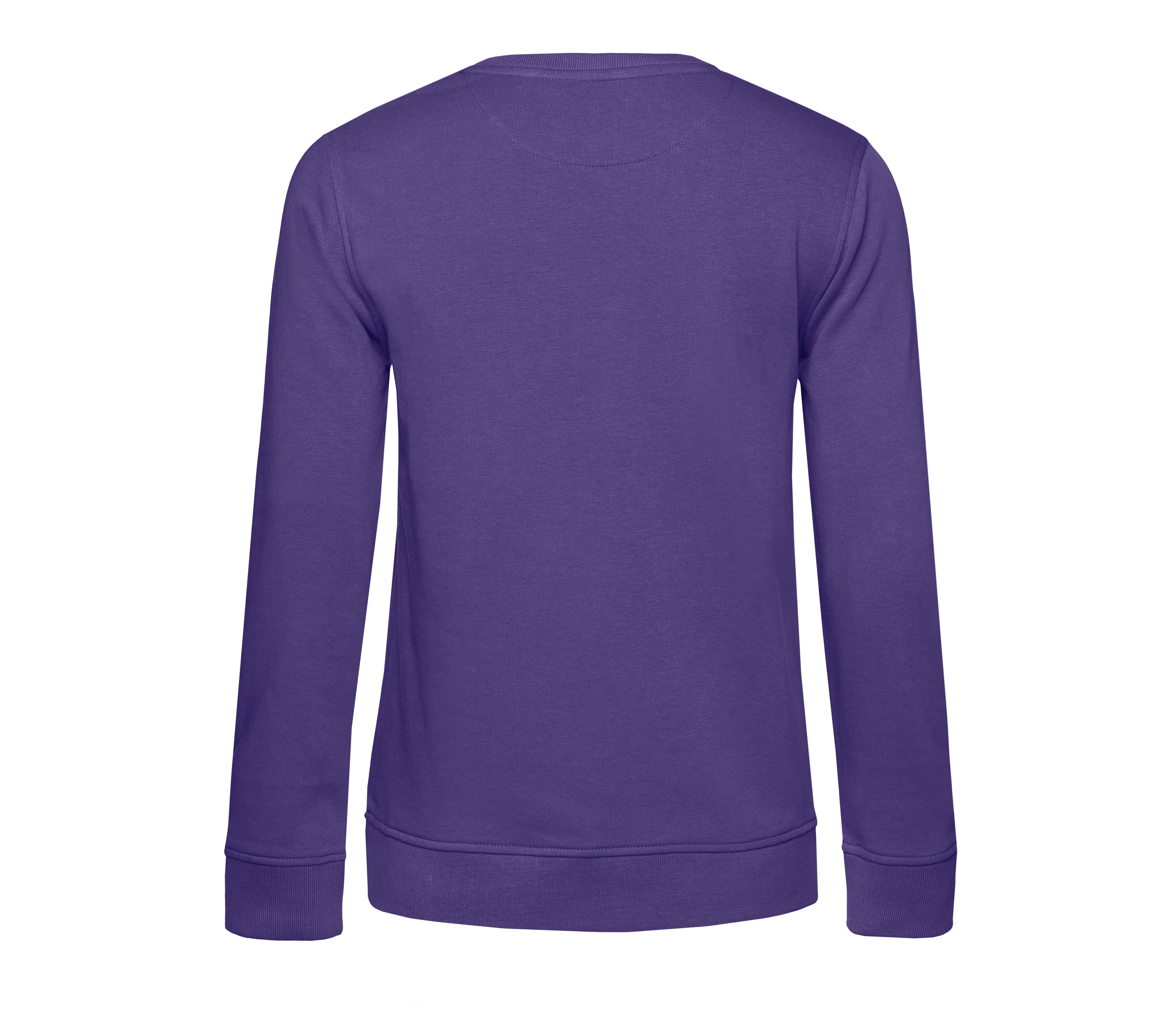 Sweat Col Rond Organique Femme - Radiant Purple