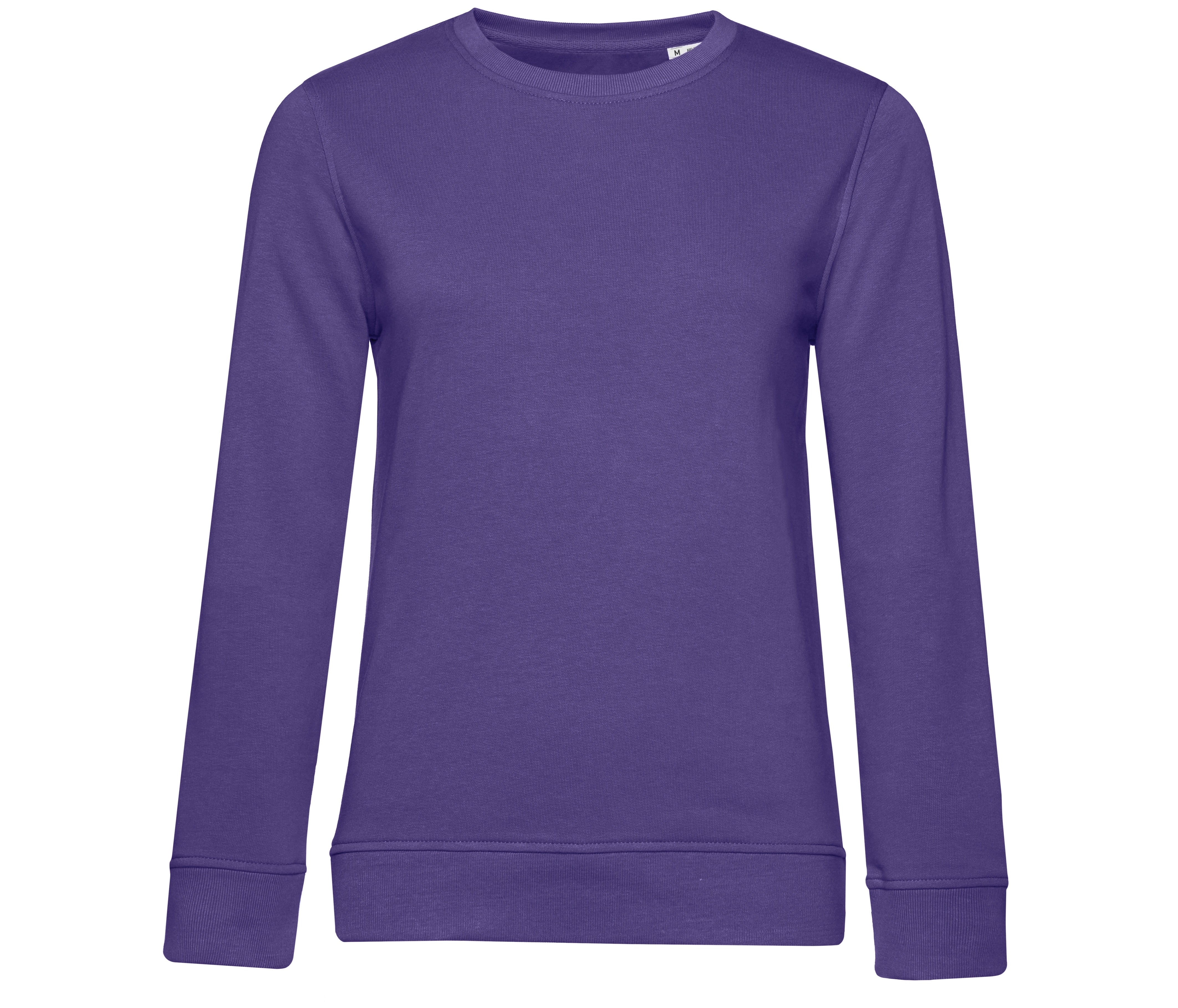 Sweat Col Rond Organique Femme - Radiant Purple