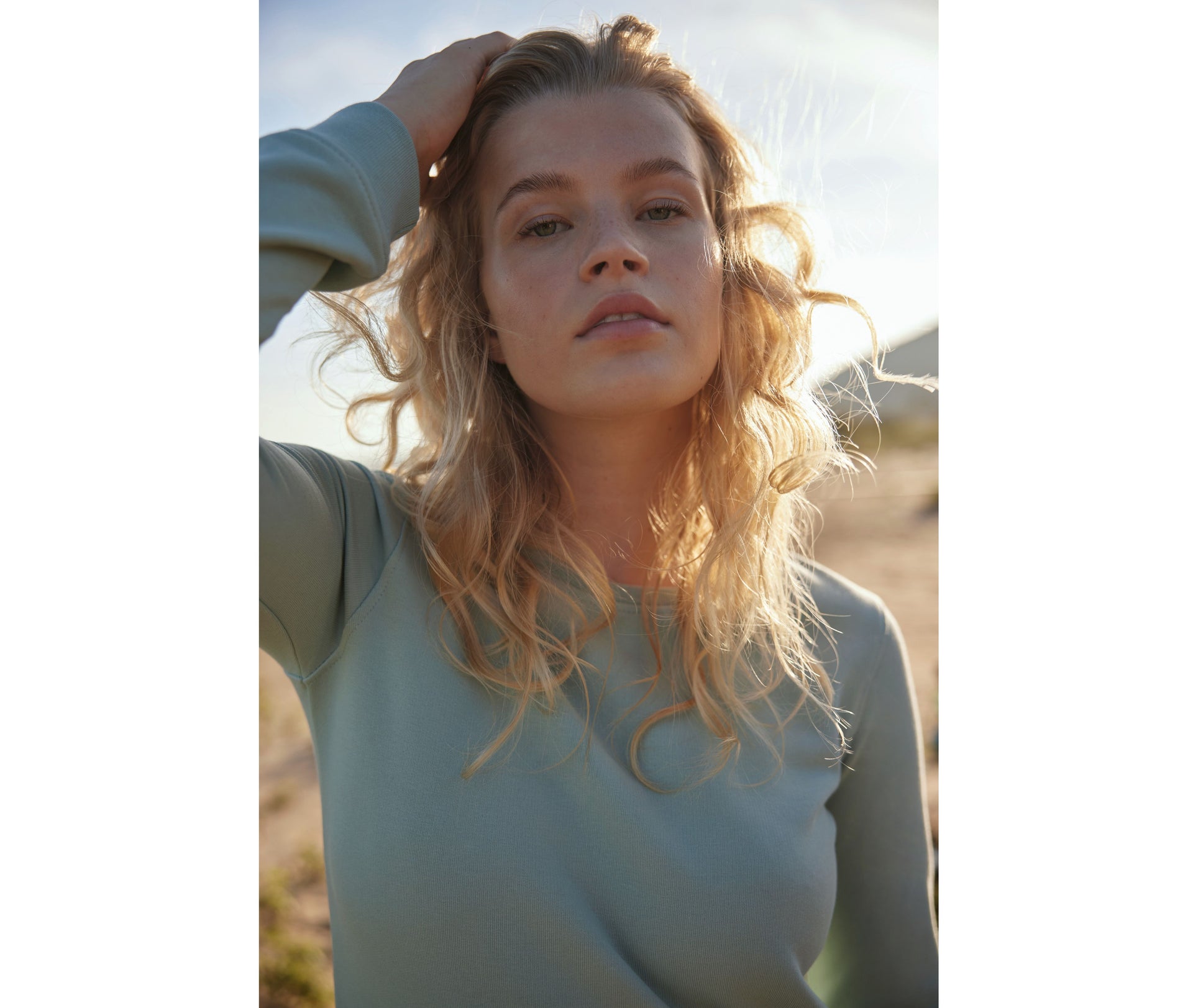 Sweat col rond organique femme