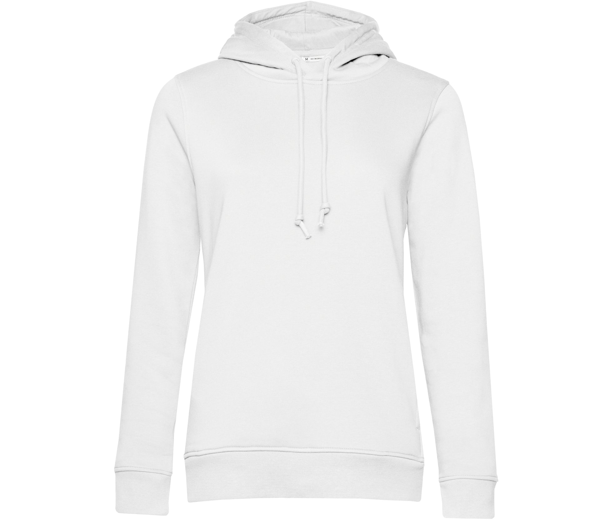 Sweat Capuche Organique Femme - White