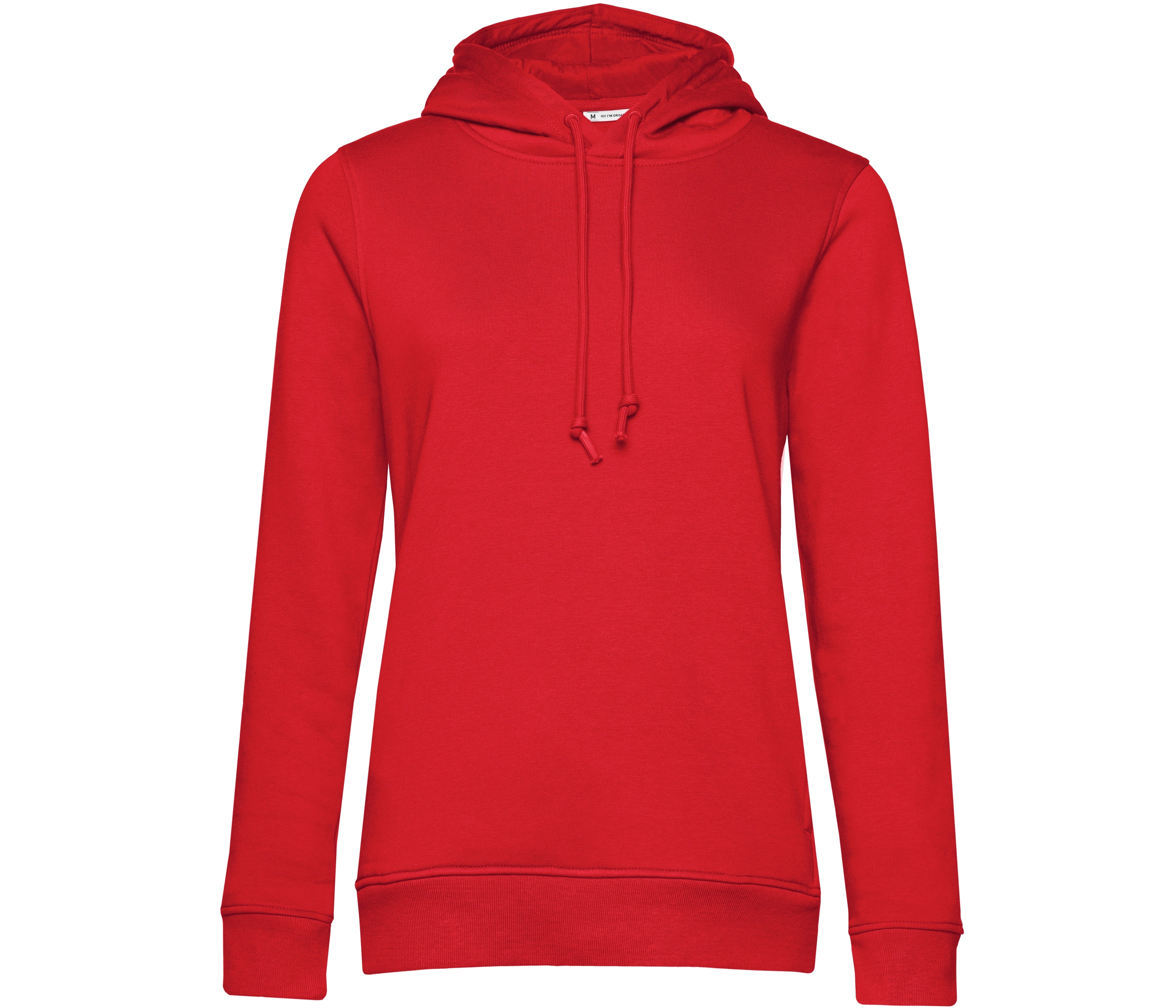 Sweat Capuche Organique Femme - Red