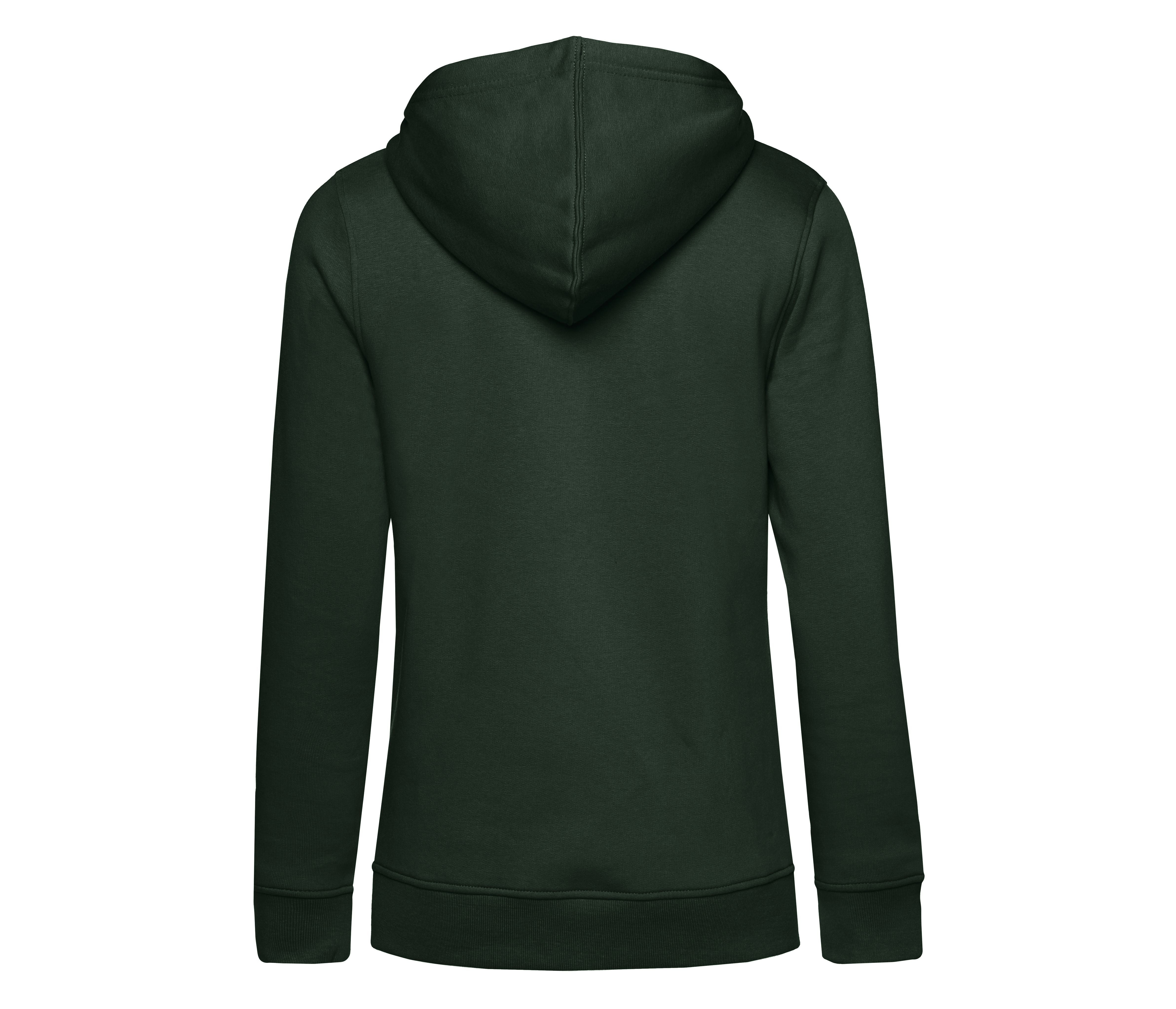 Sweat Capuche Organique Femme - Forest Green