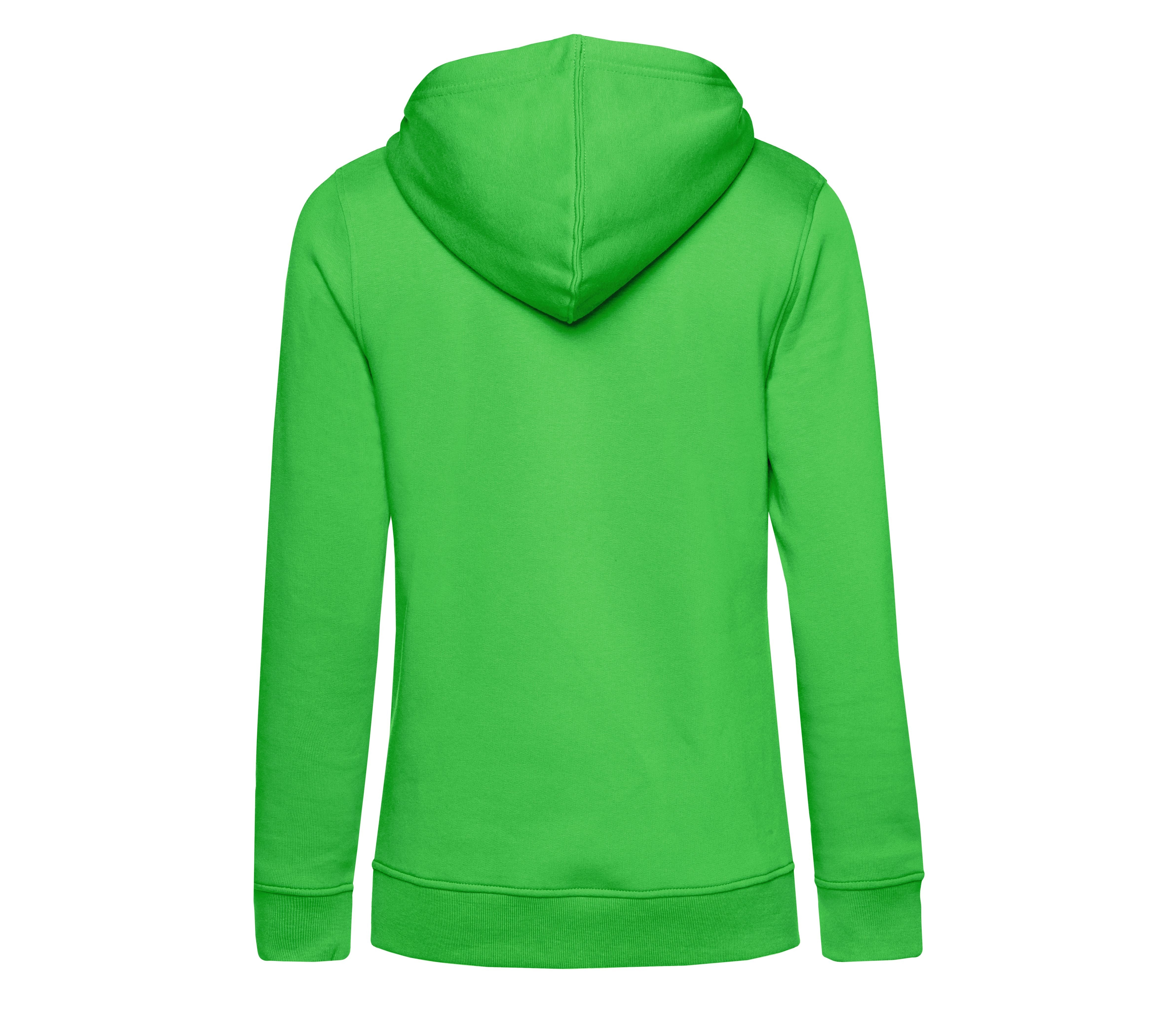 Sweat Capuche Organique Femme - Apple Green