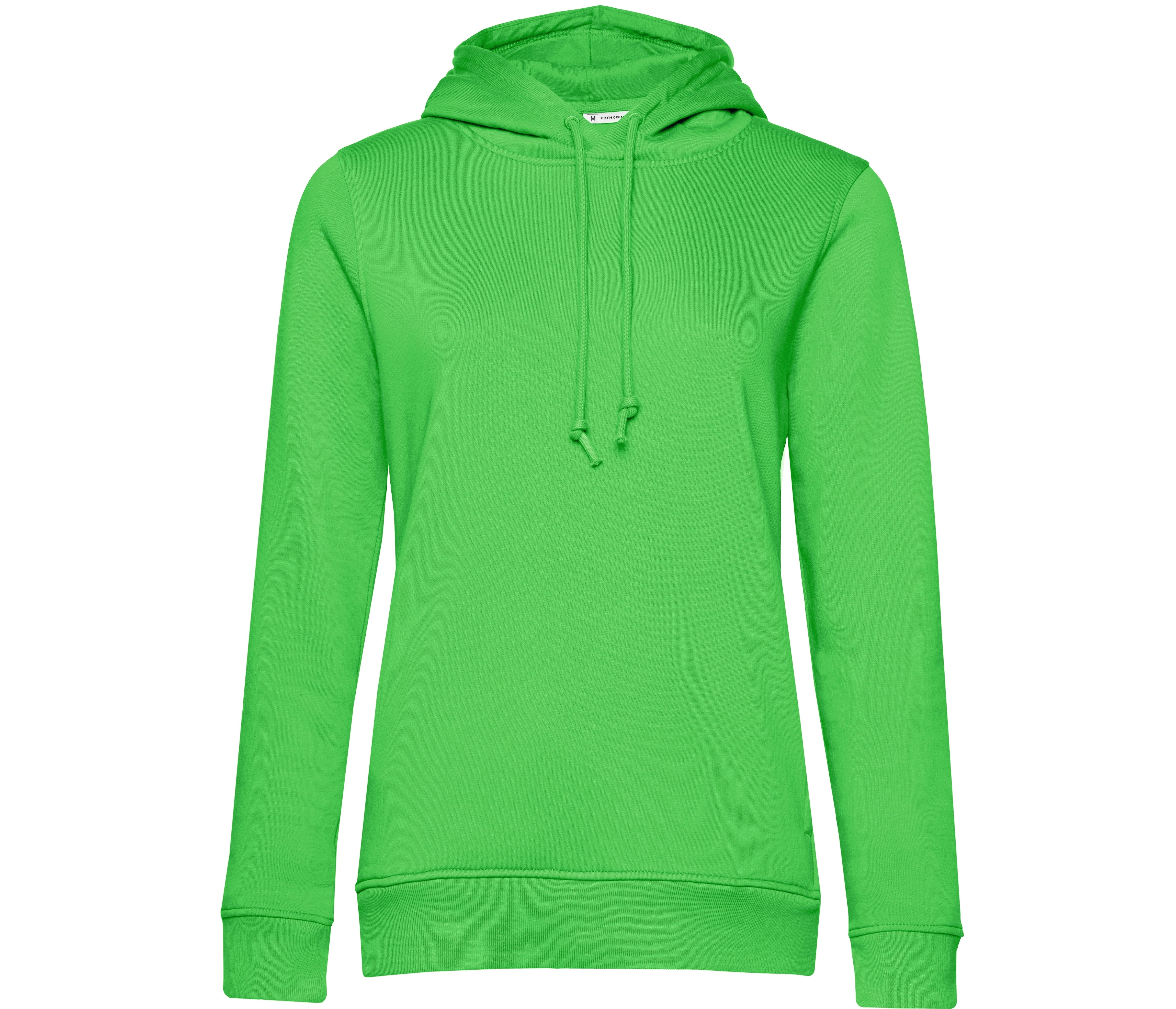 Sweat Capuche Organique Femme - Apple Green
