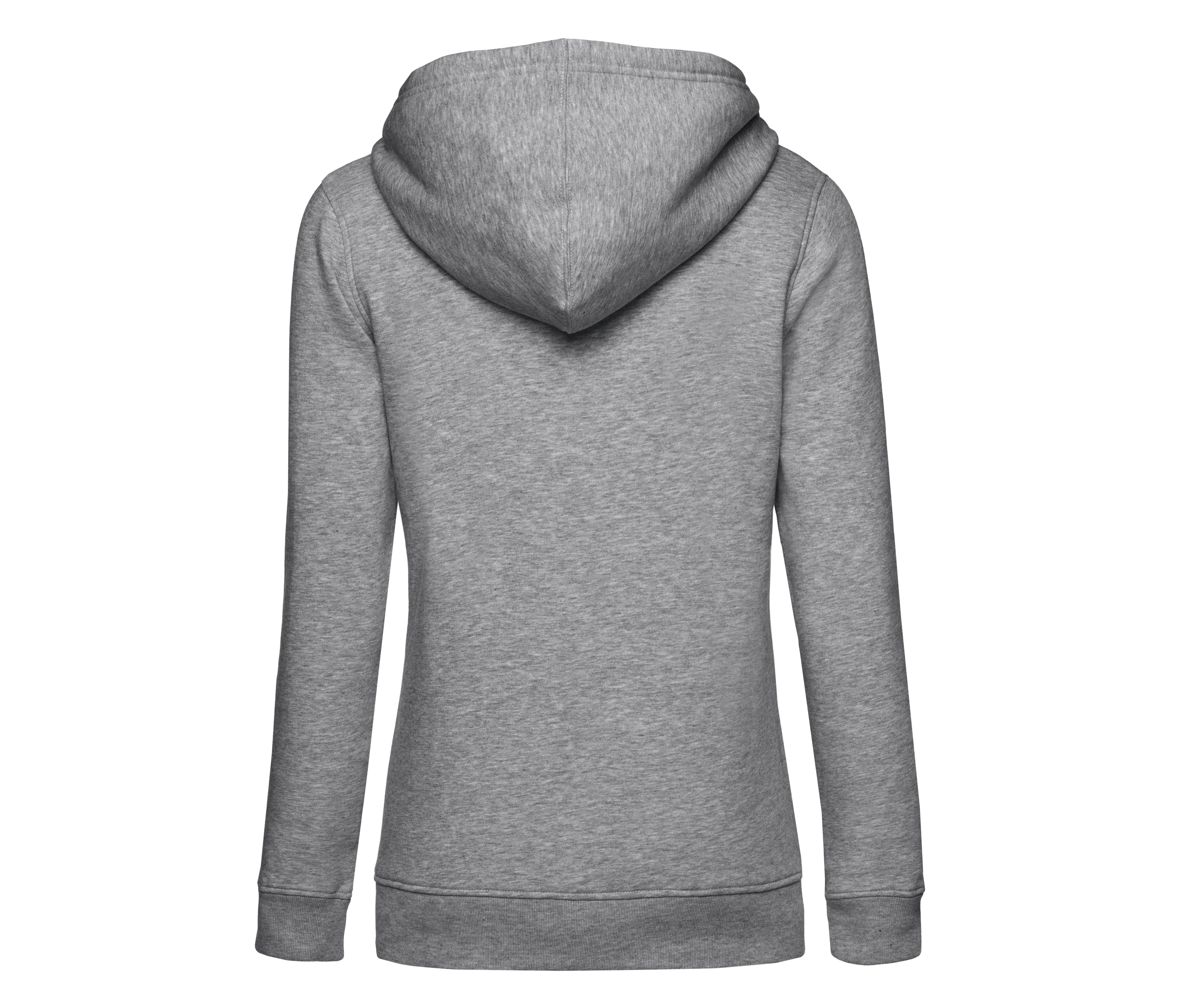 Sweat Capuche Organique Femme - Heather Grey