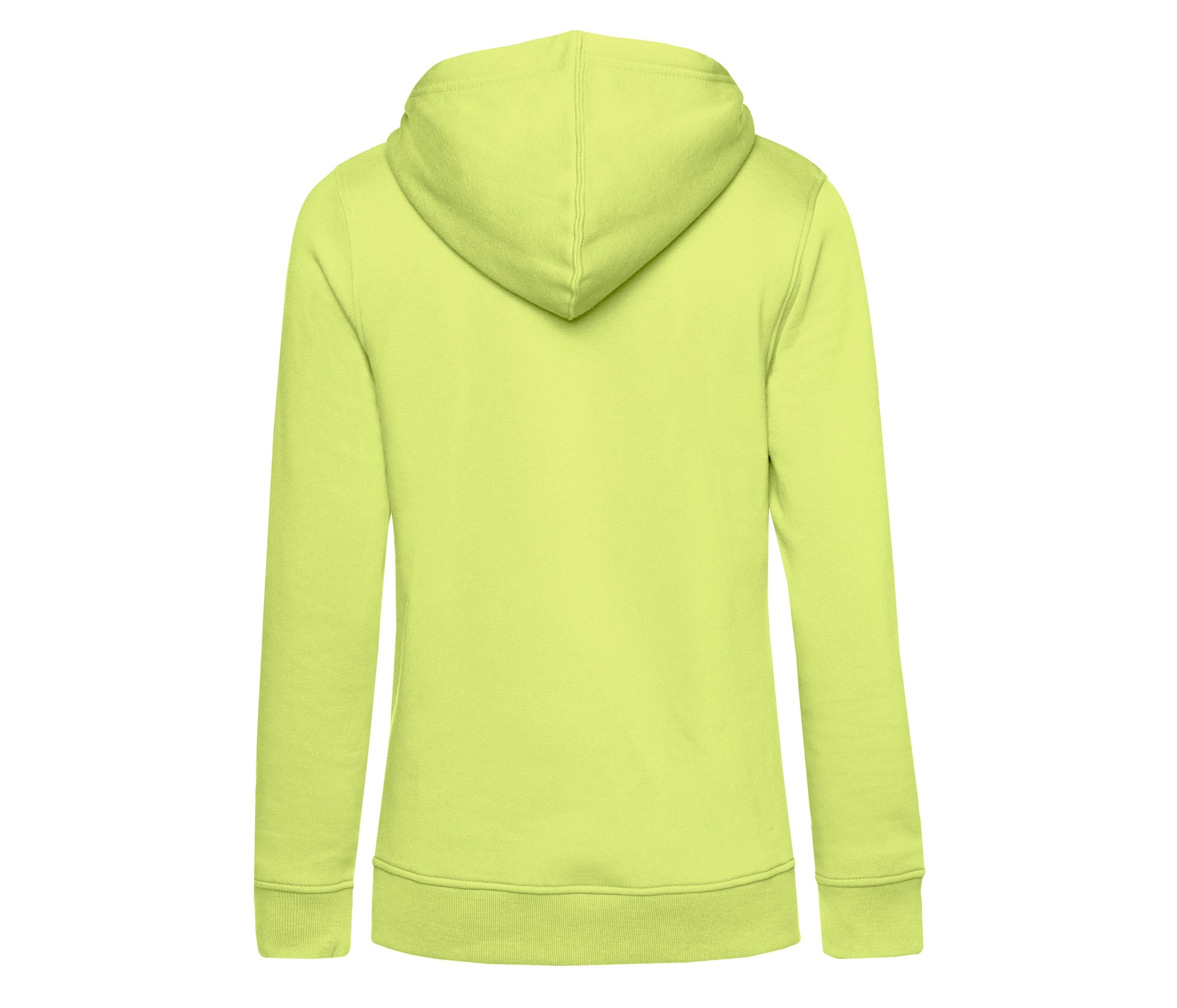 Sweat Capuche Organique Femme - Lime