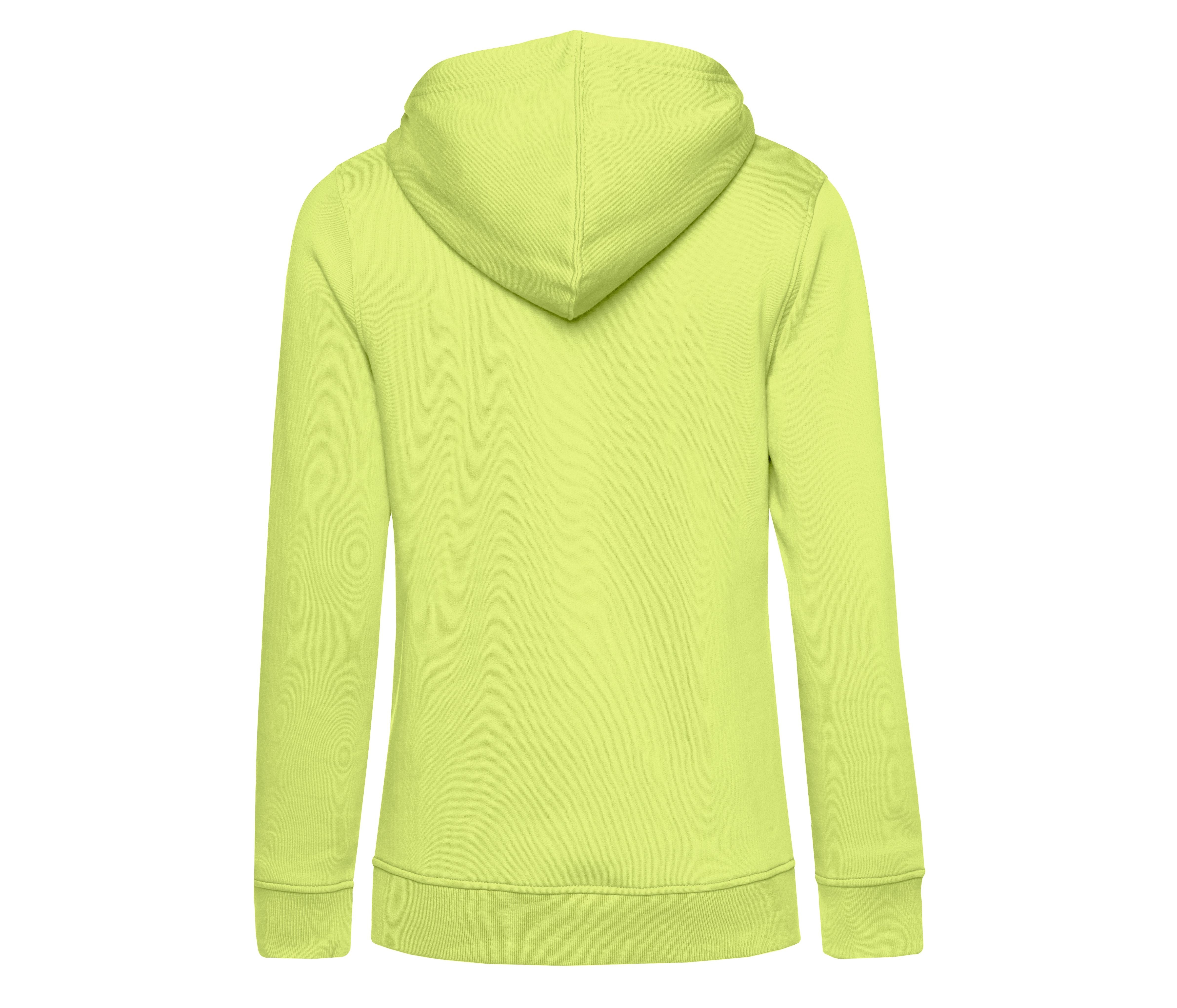Sweat Capuche Organique Femme - Lime