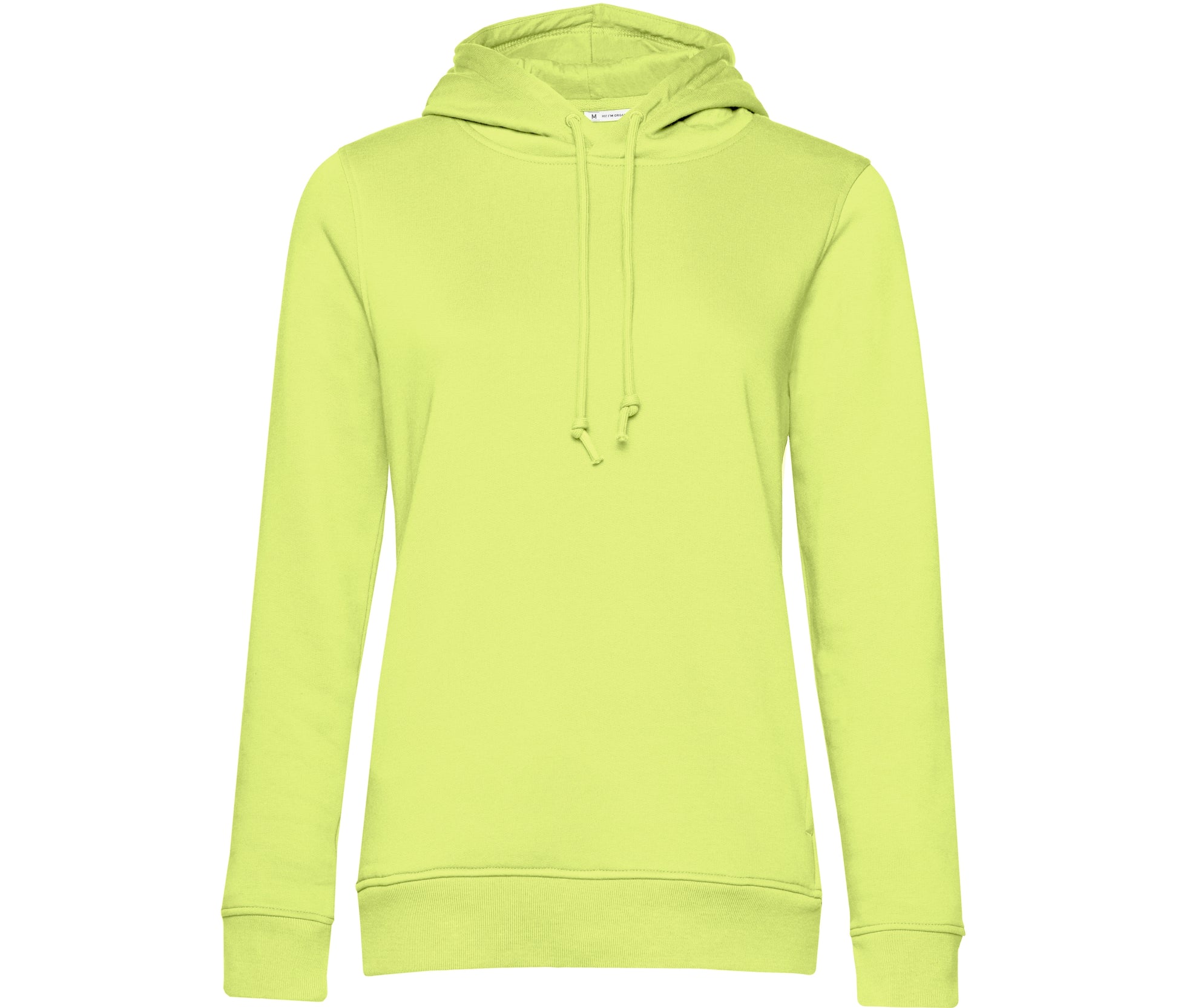 Sweat Capuche Organique Femme - Lime