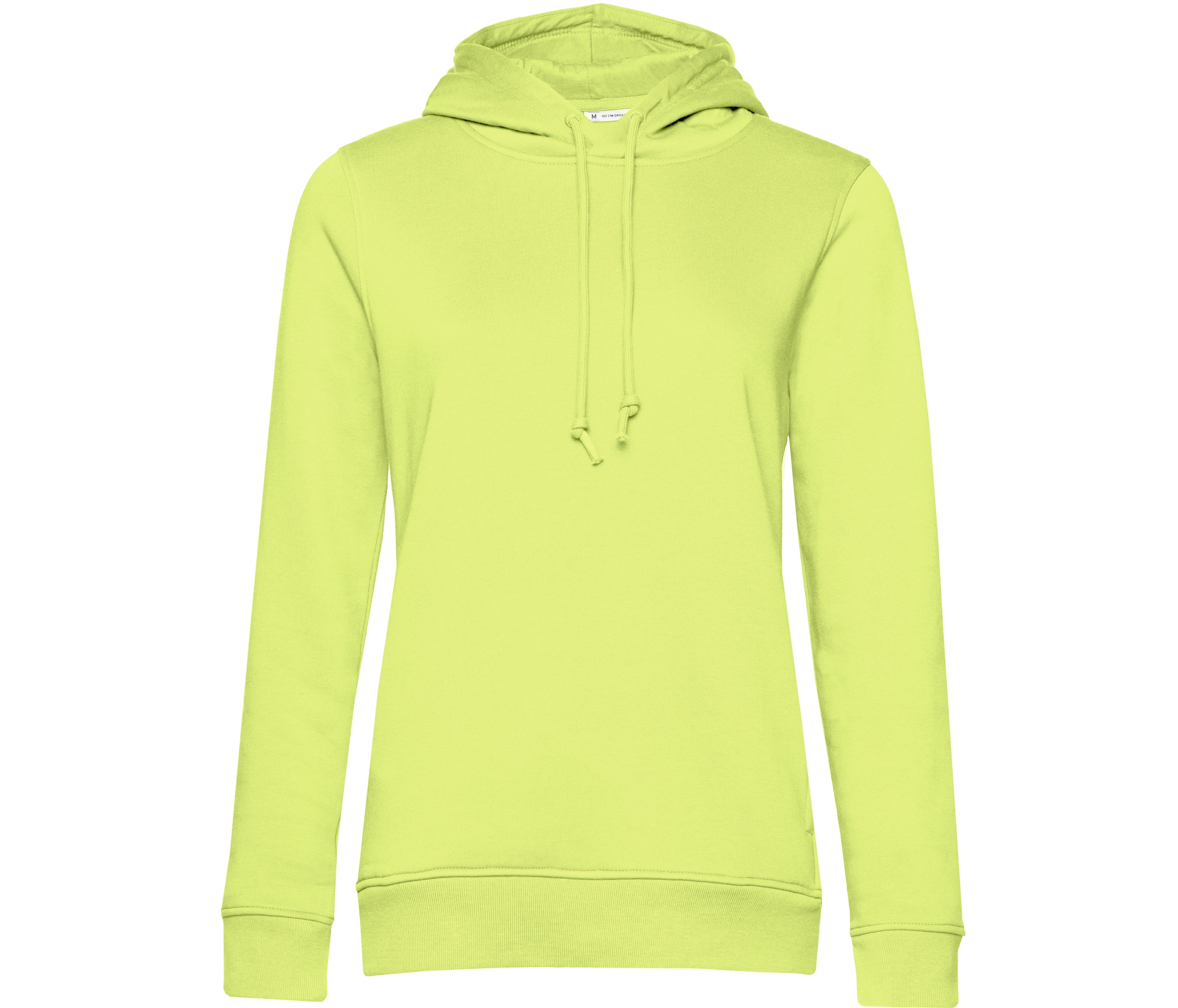 Sweat Capuche Organique Femme - Lime