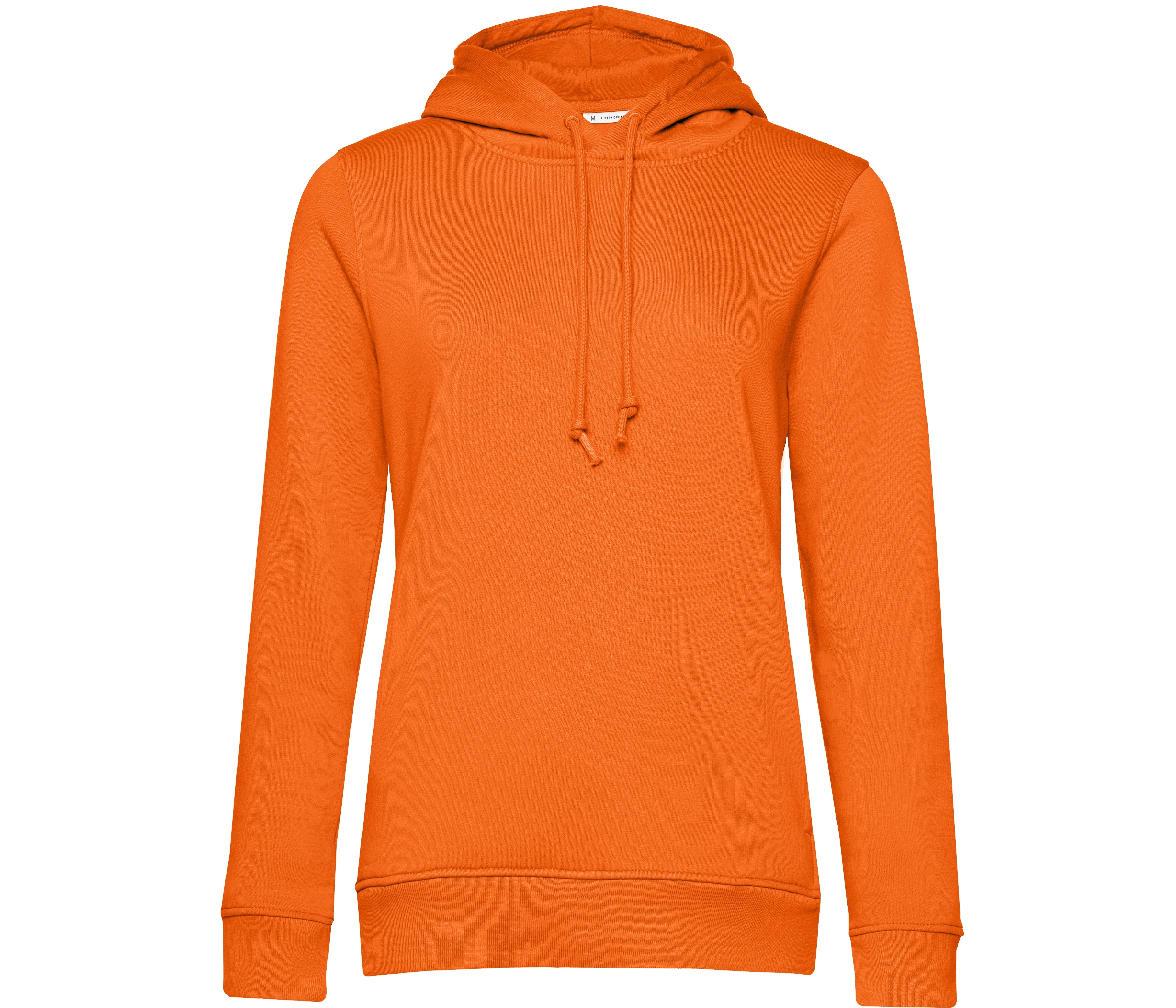 Sweat Capuche Organique Femme - Pure Orange