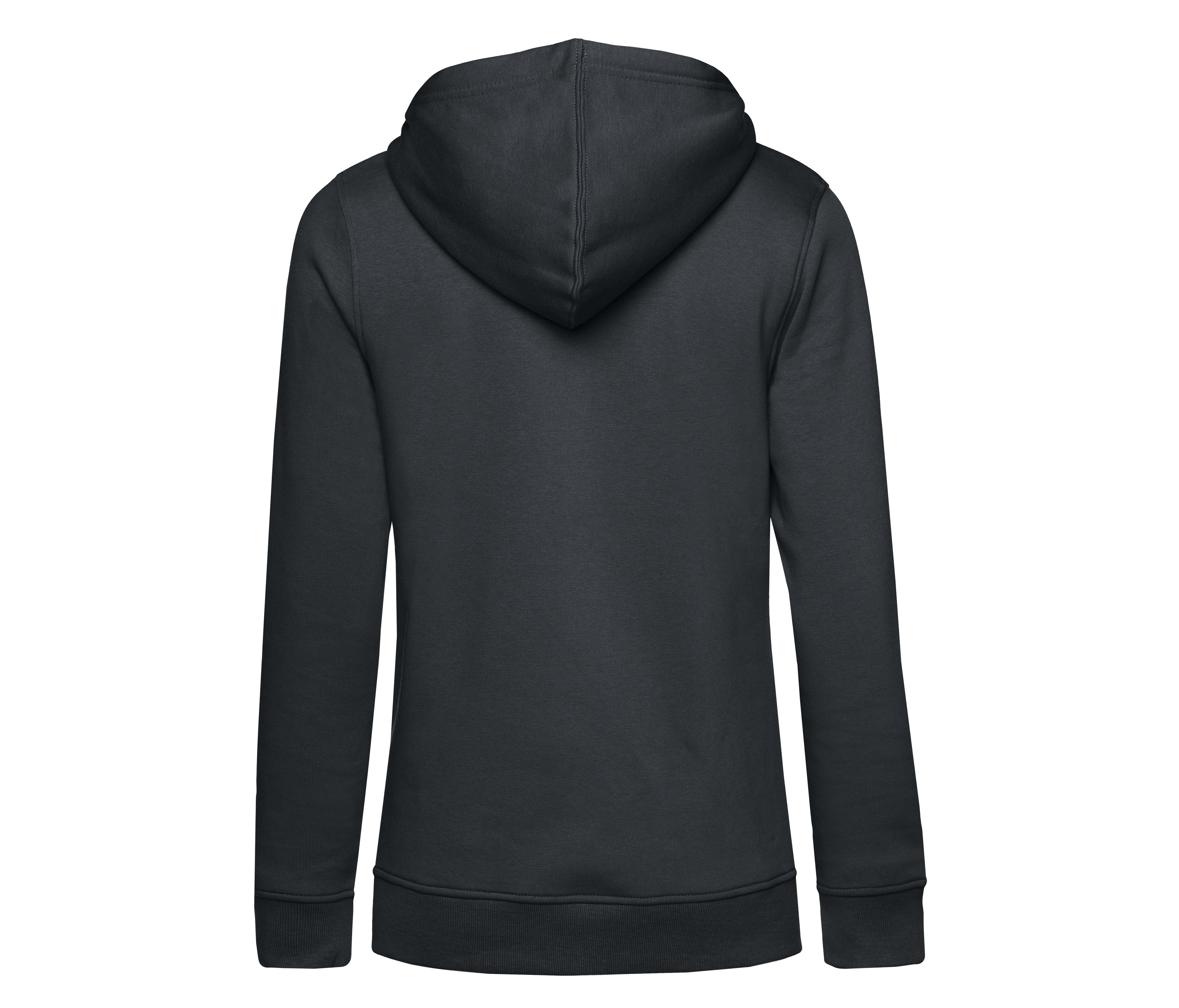 Sweat Capuche Organique Femme - Asphalt
