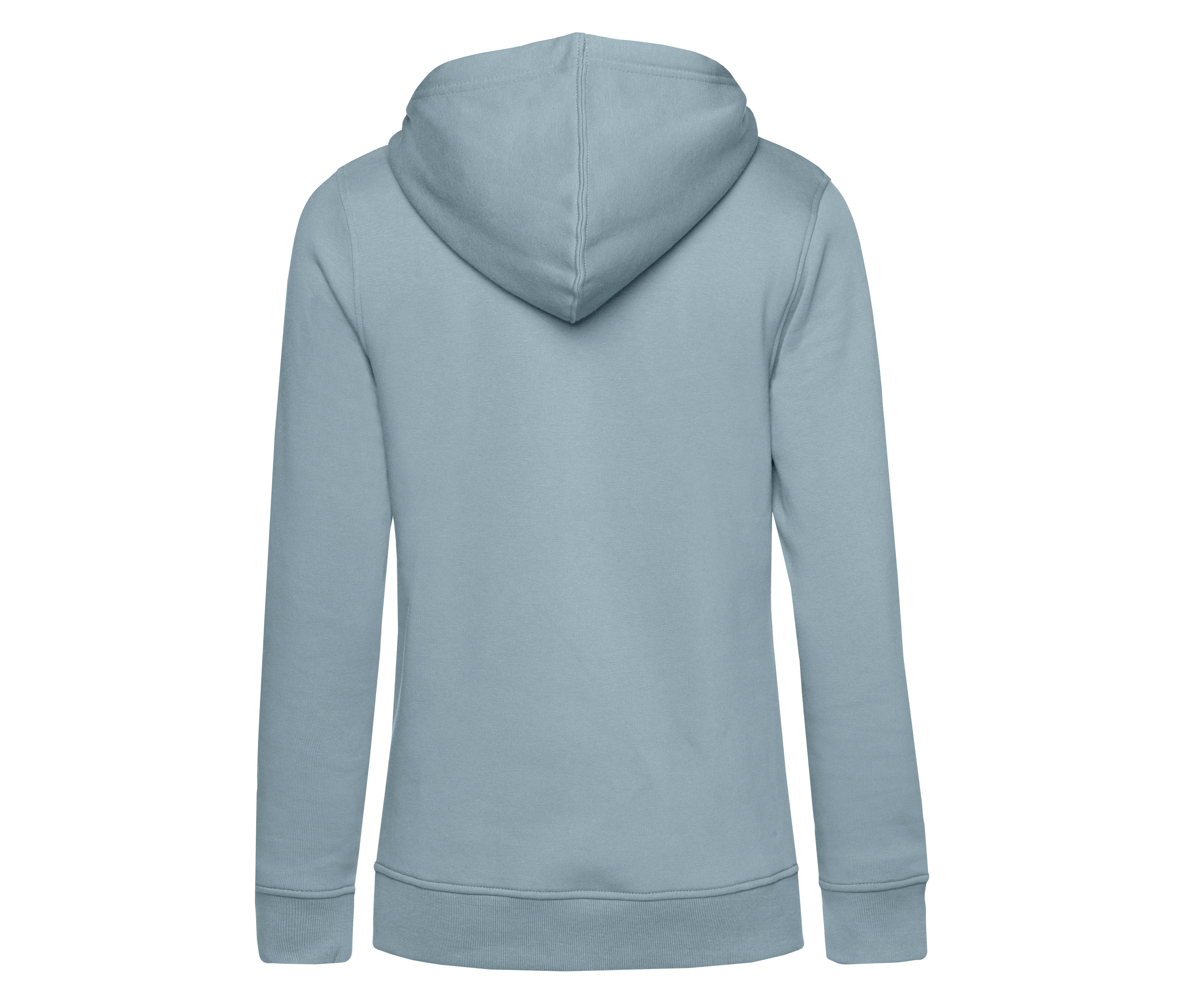 Sweat Capuche Organique Femme - Blue Fog