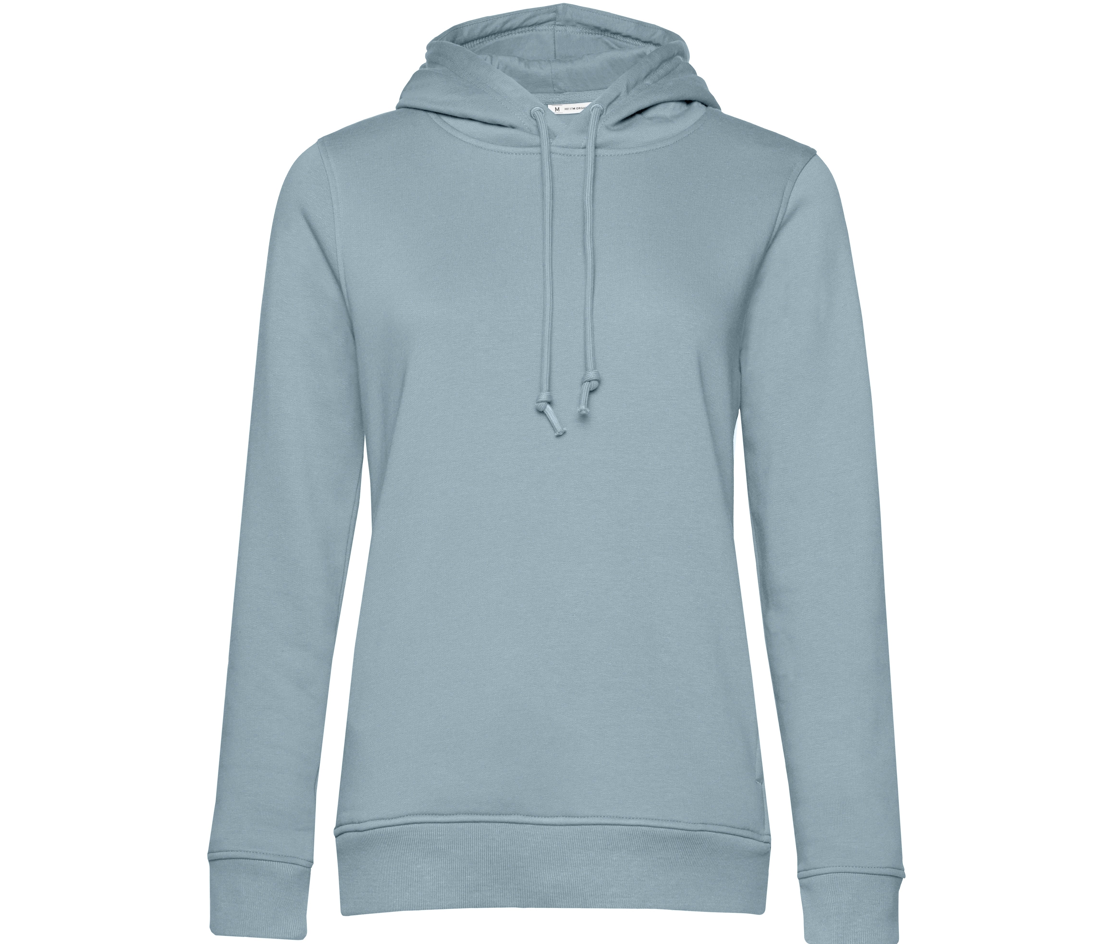 Sweat Capuche Organique Femme - Blue Fog