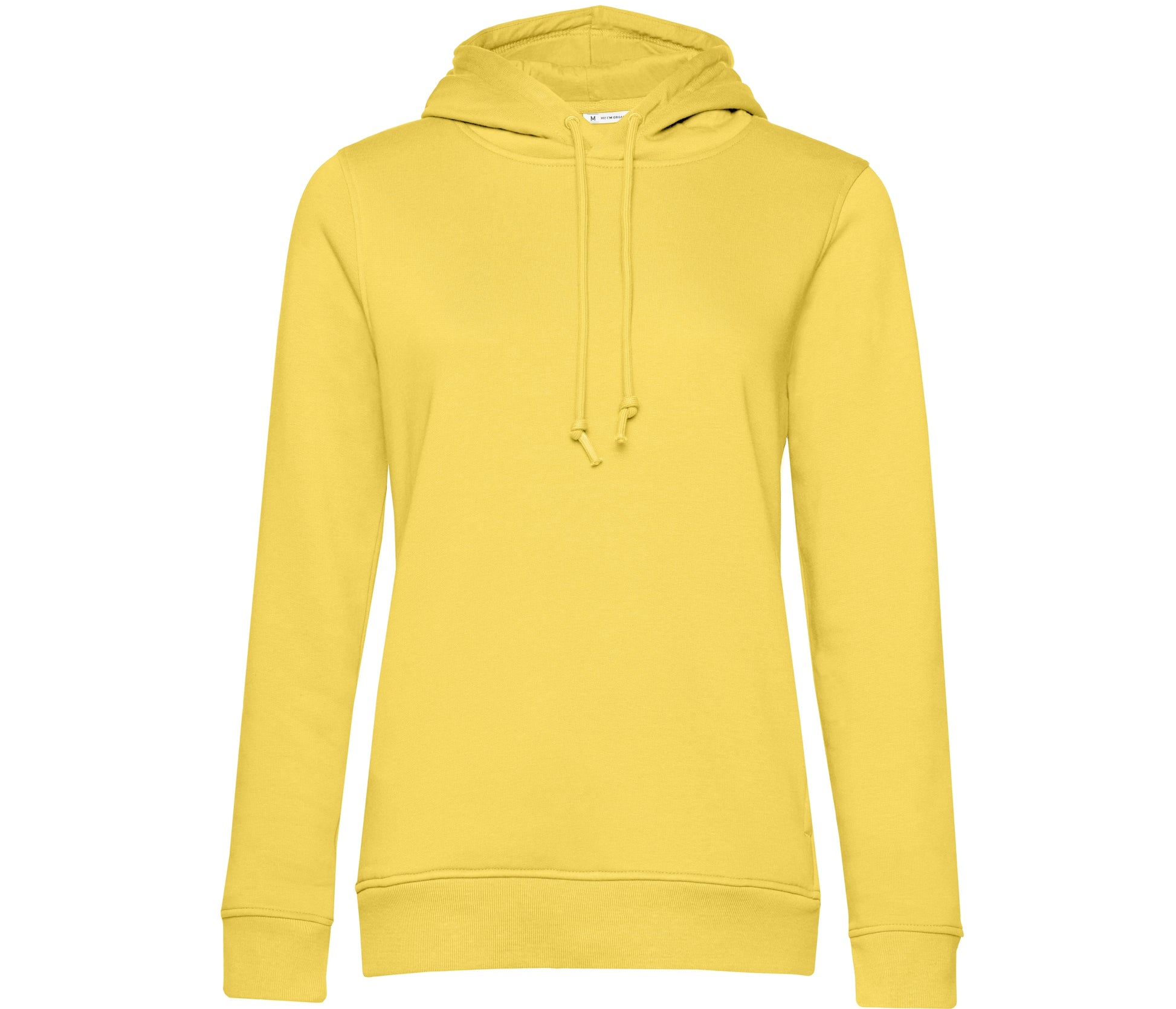 Sweat Capuche Organique Femme - Yellow Fizz