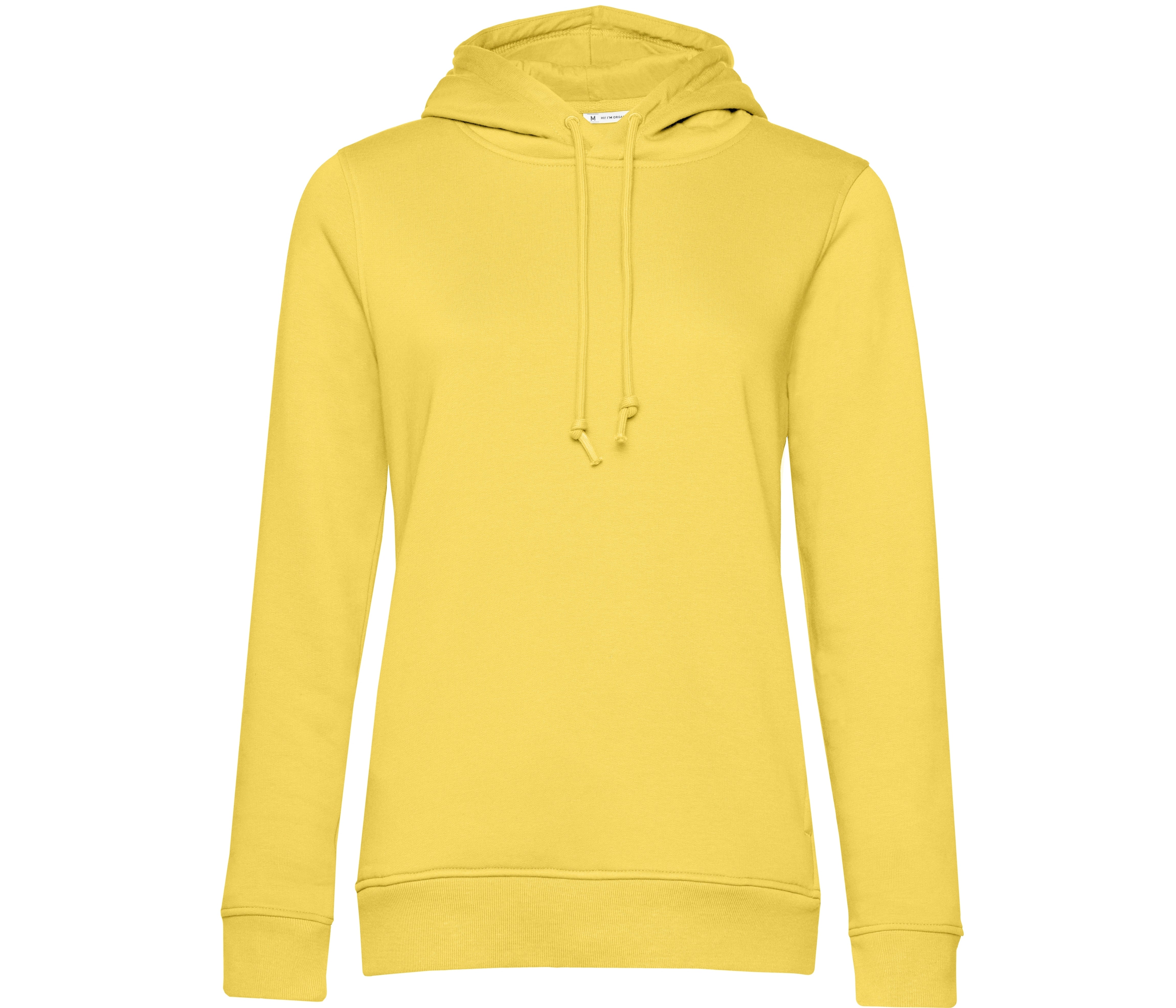 Sweat Capuche Organique Femme - Yellow Fizz