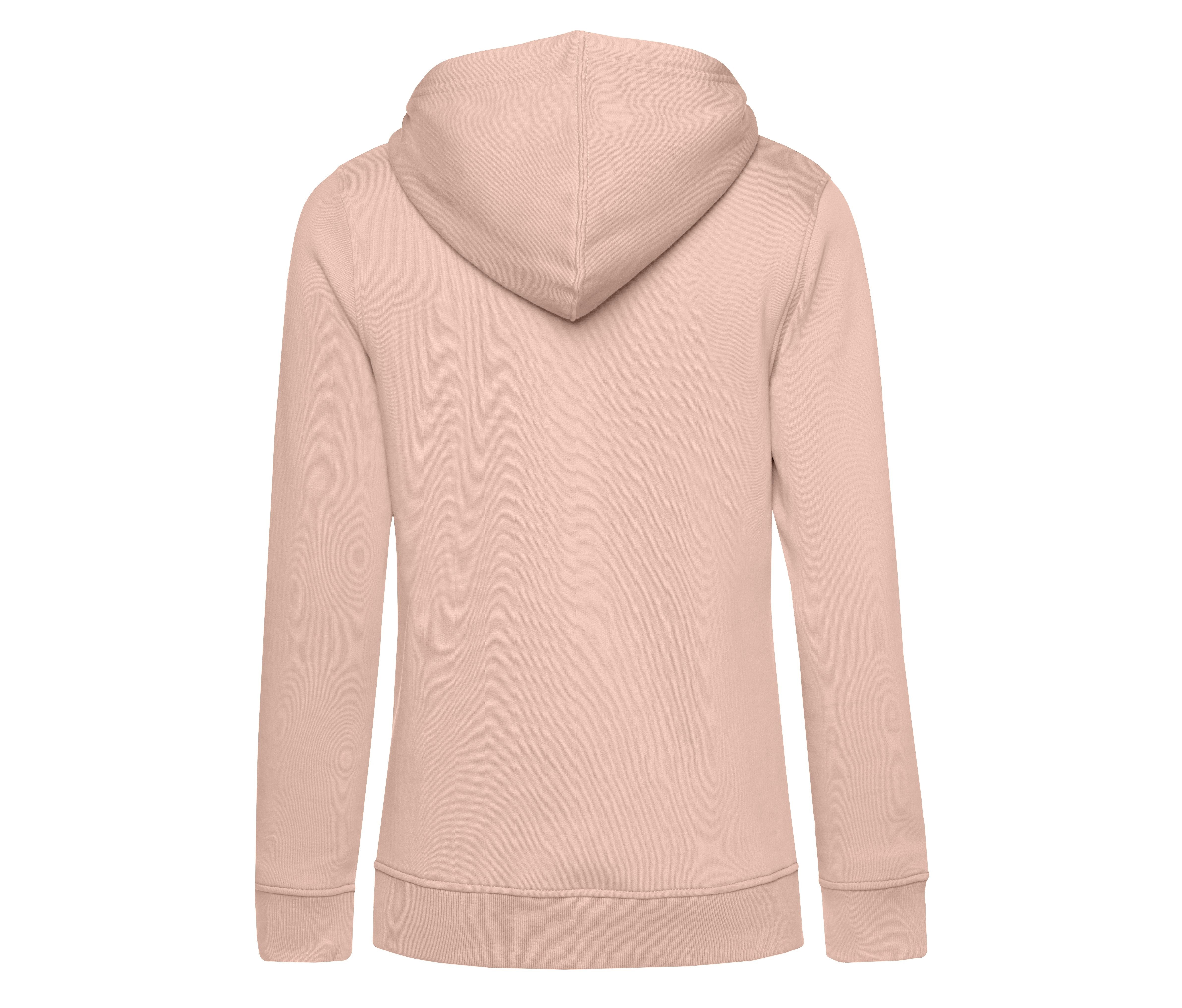 Sweat Capuche Organique Femme - Soft Rose