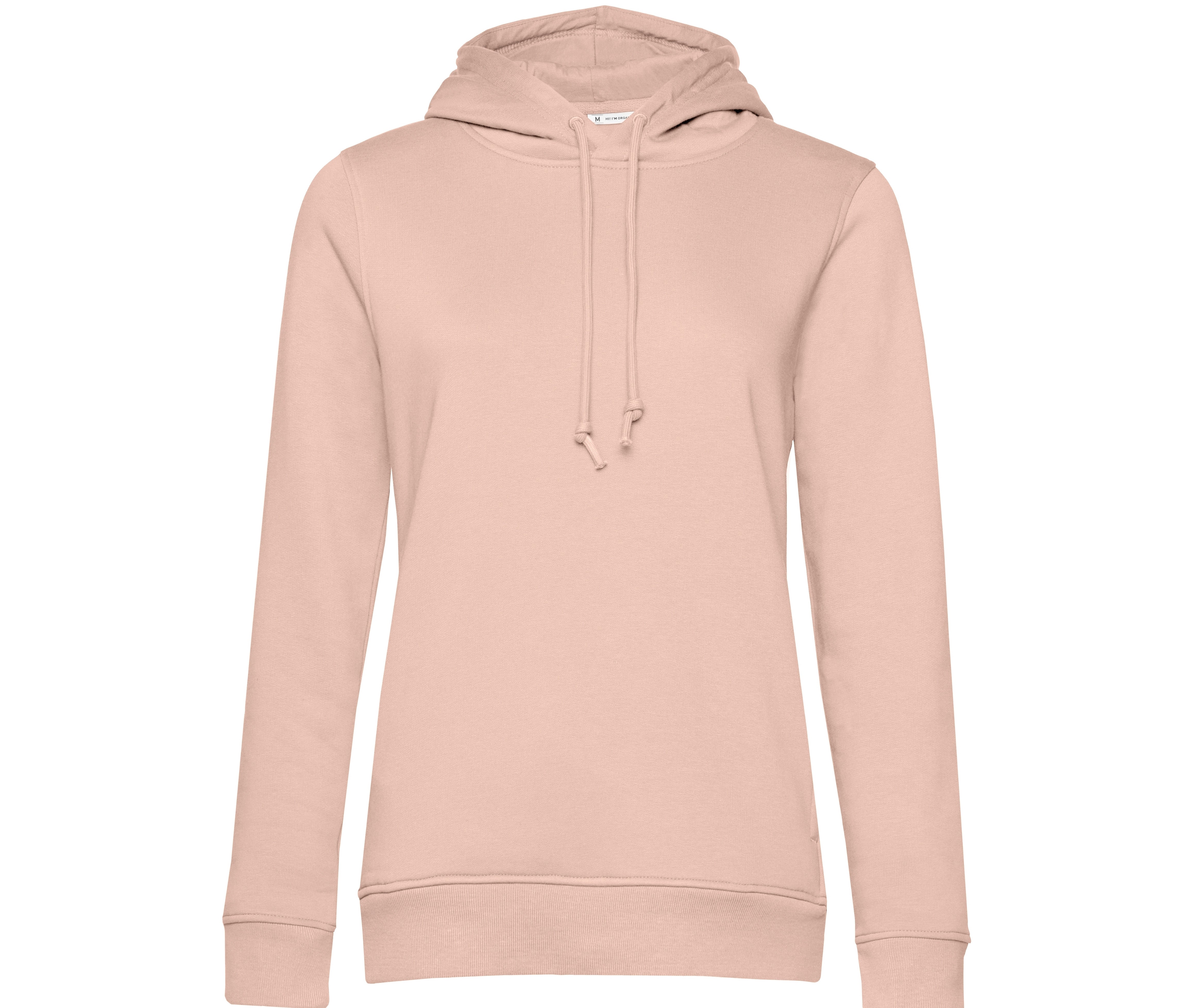 Sweat Capuche Organique Femme - Soft Rose