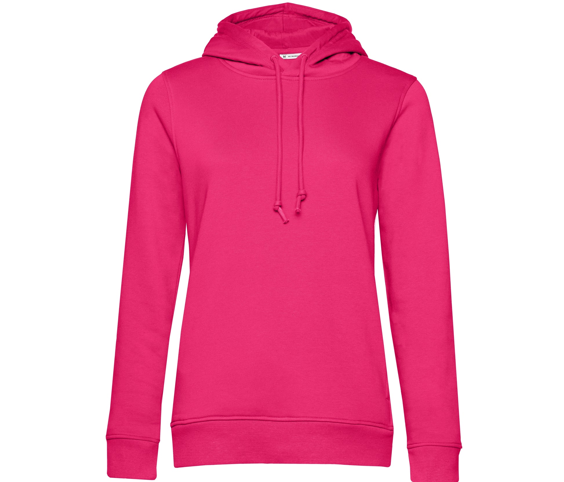 Sweat Capuche Organique Femme - Magenta Pink