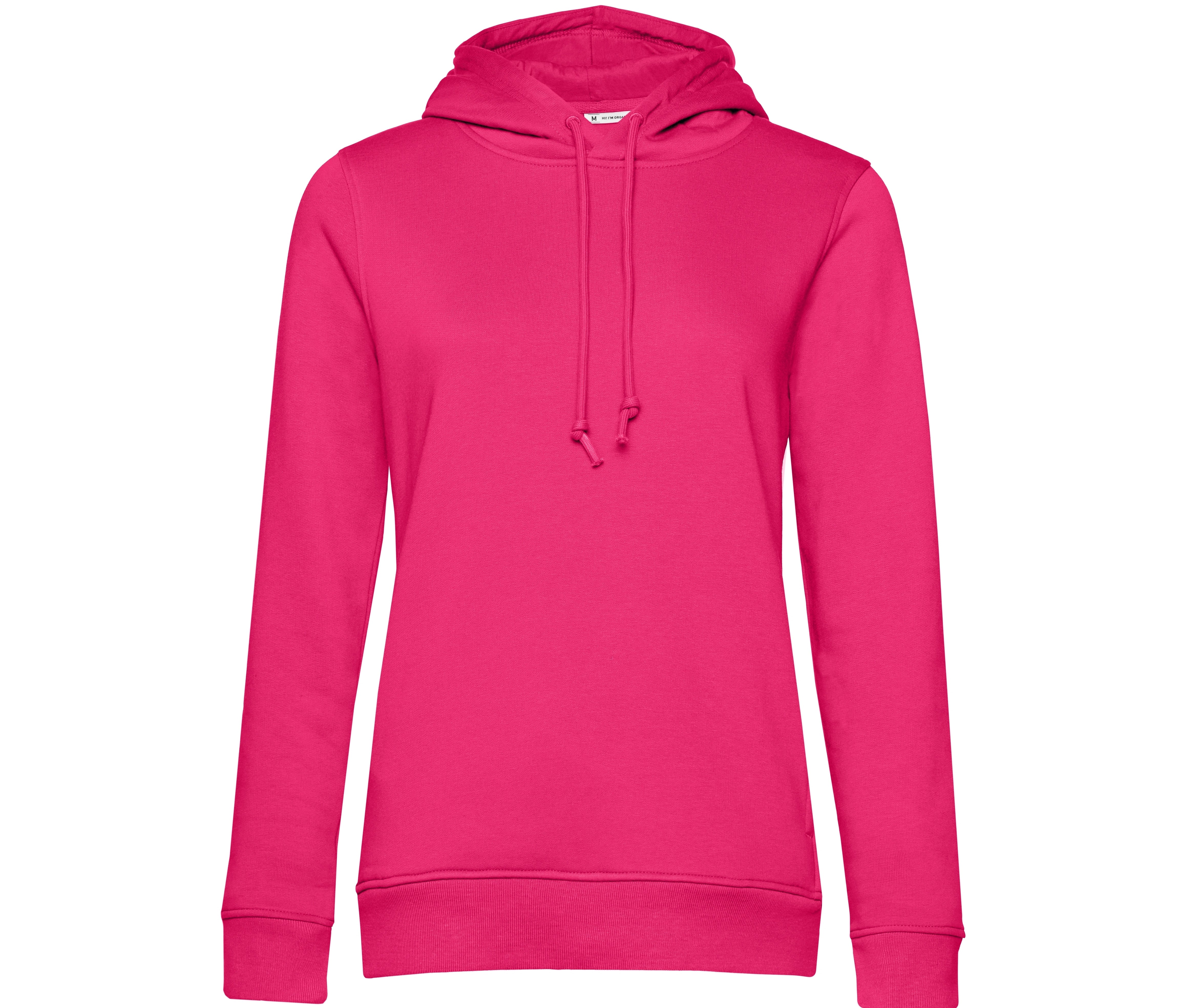 Sweat Capuche Organique Femme - Magenta Pink