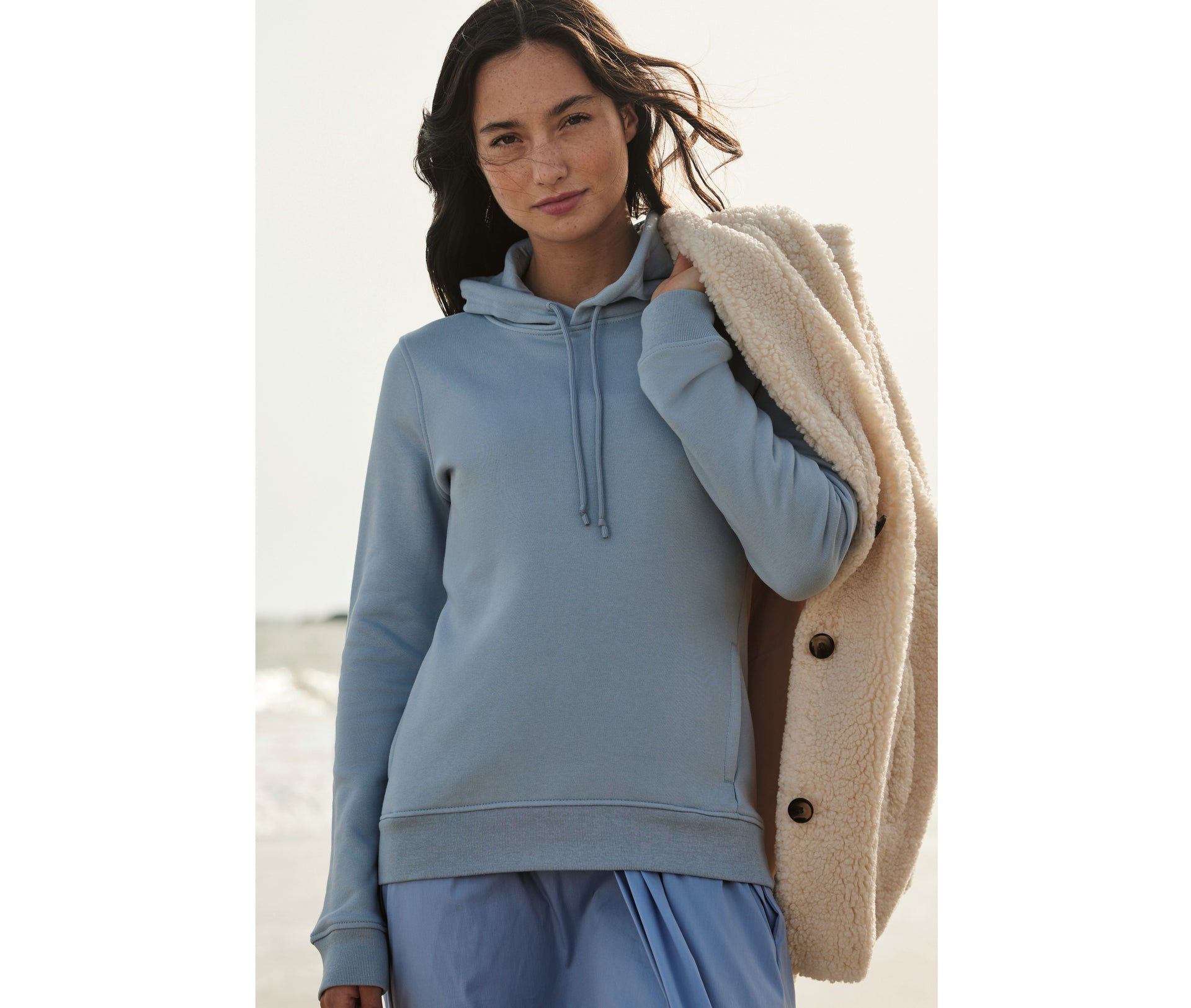 Sweat capuche organique femme