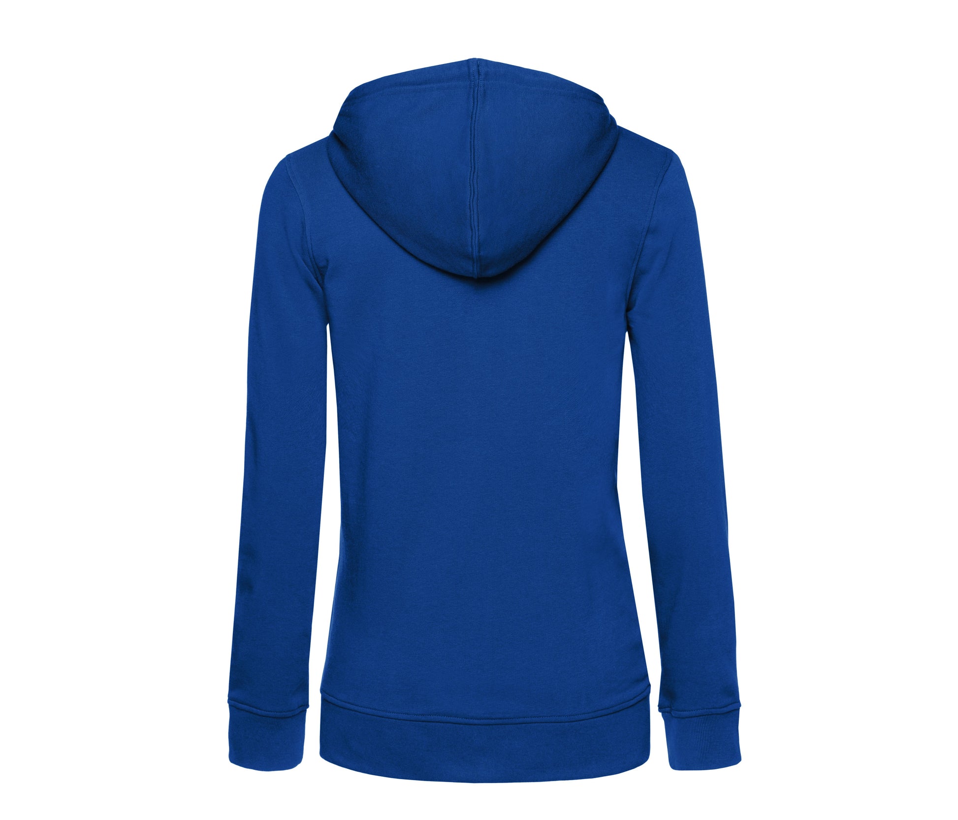 Sweat Capuche Zippé Organique Femme - Royal