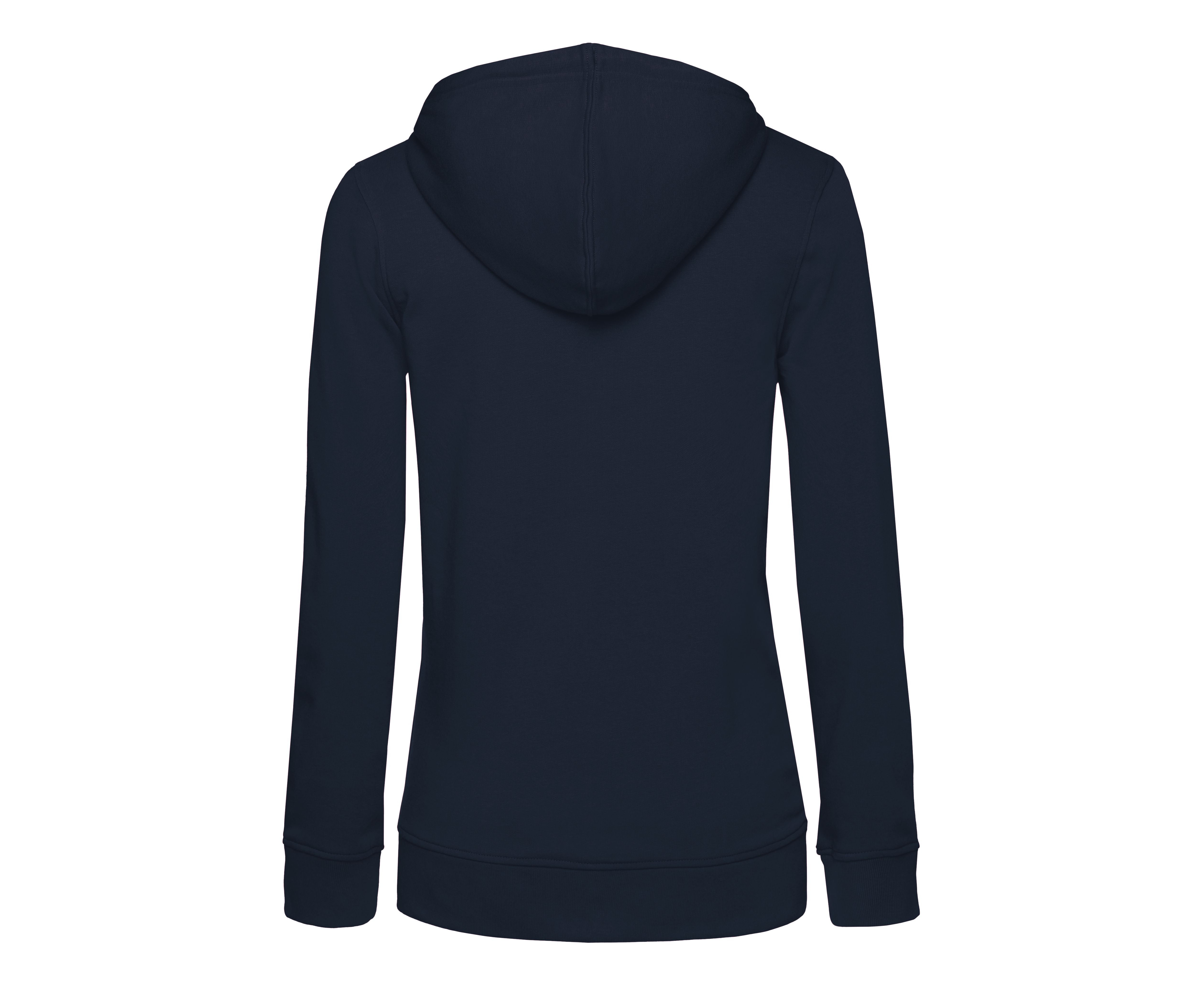 Sweat Capuche Zippé Organique Femme - Navy
