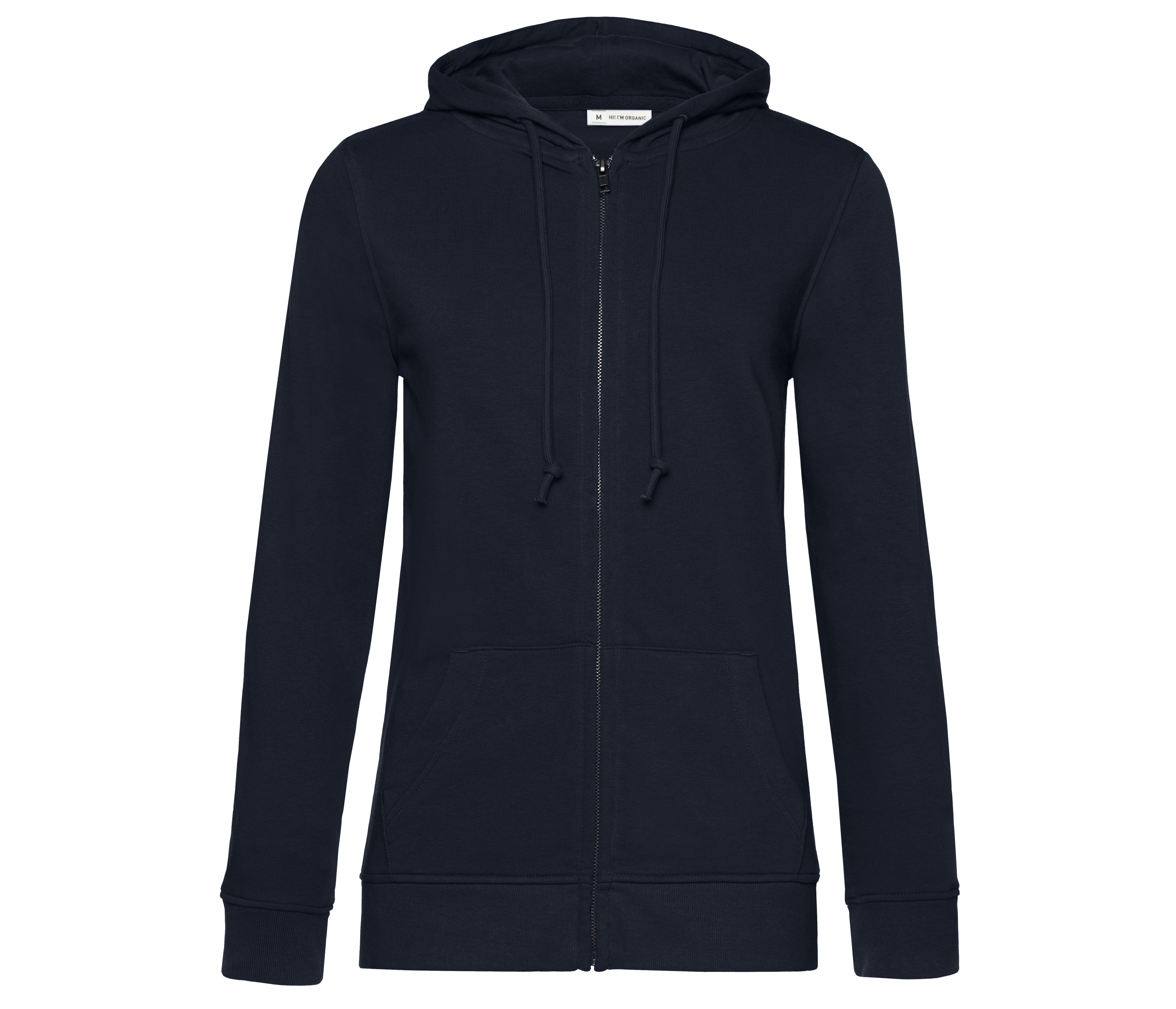 Sweat Capuche Zippé Organique Femme - Navy Blue