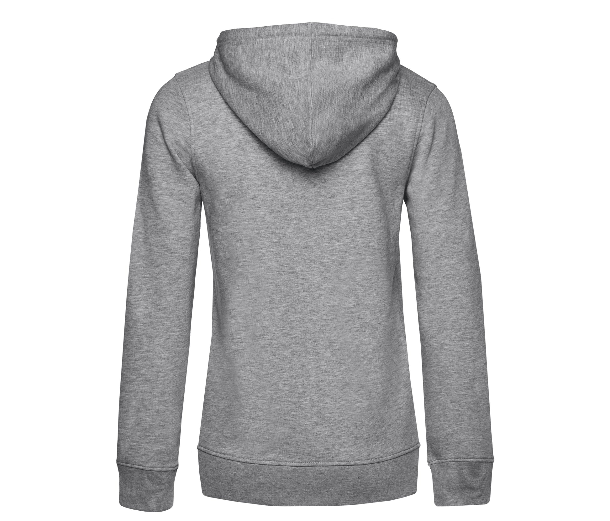 Sweat Capuche Zippé Organique Femme - Heather Grey