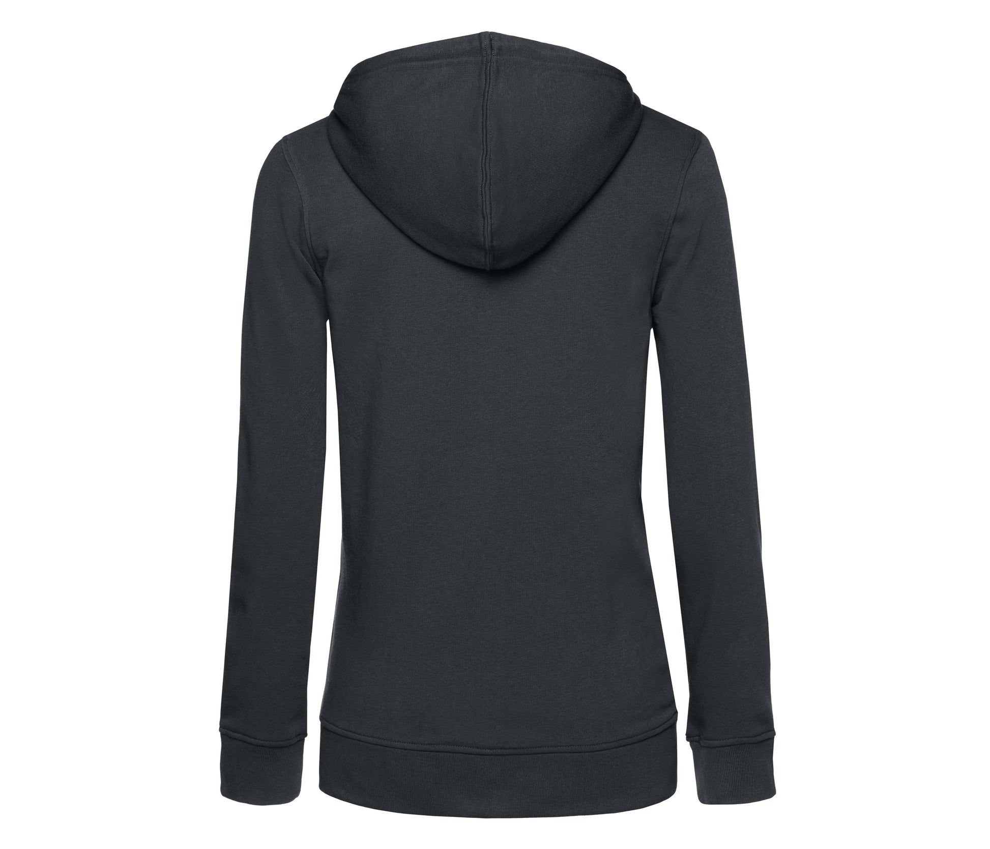 Sweat Capuche Zippé Organique Femme - Asphalt