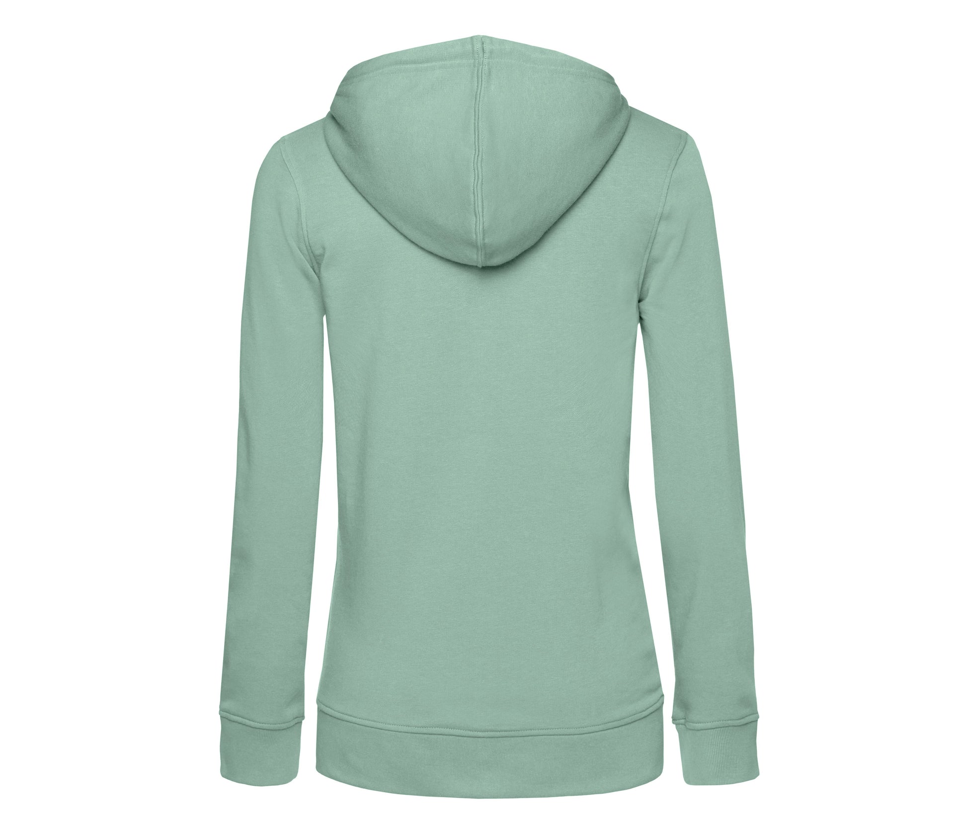 Sweat Capuche Zippé Organique Femme - Sage
