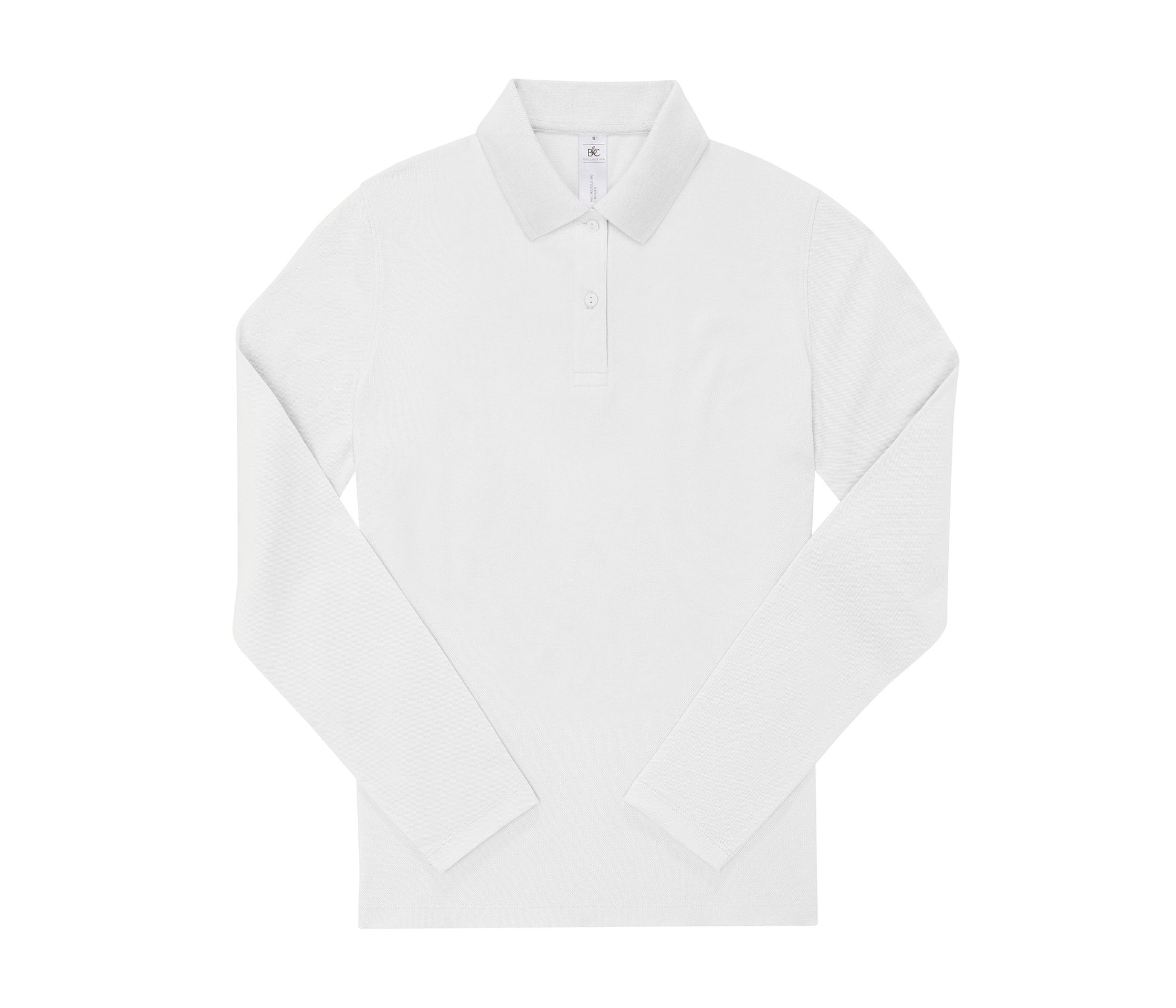 Polo Femme Manches Longues 180 - White