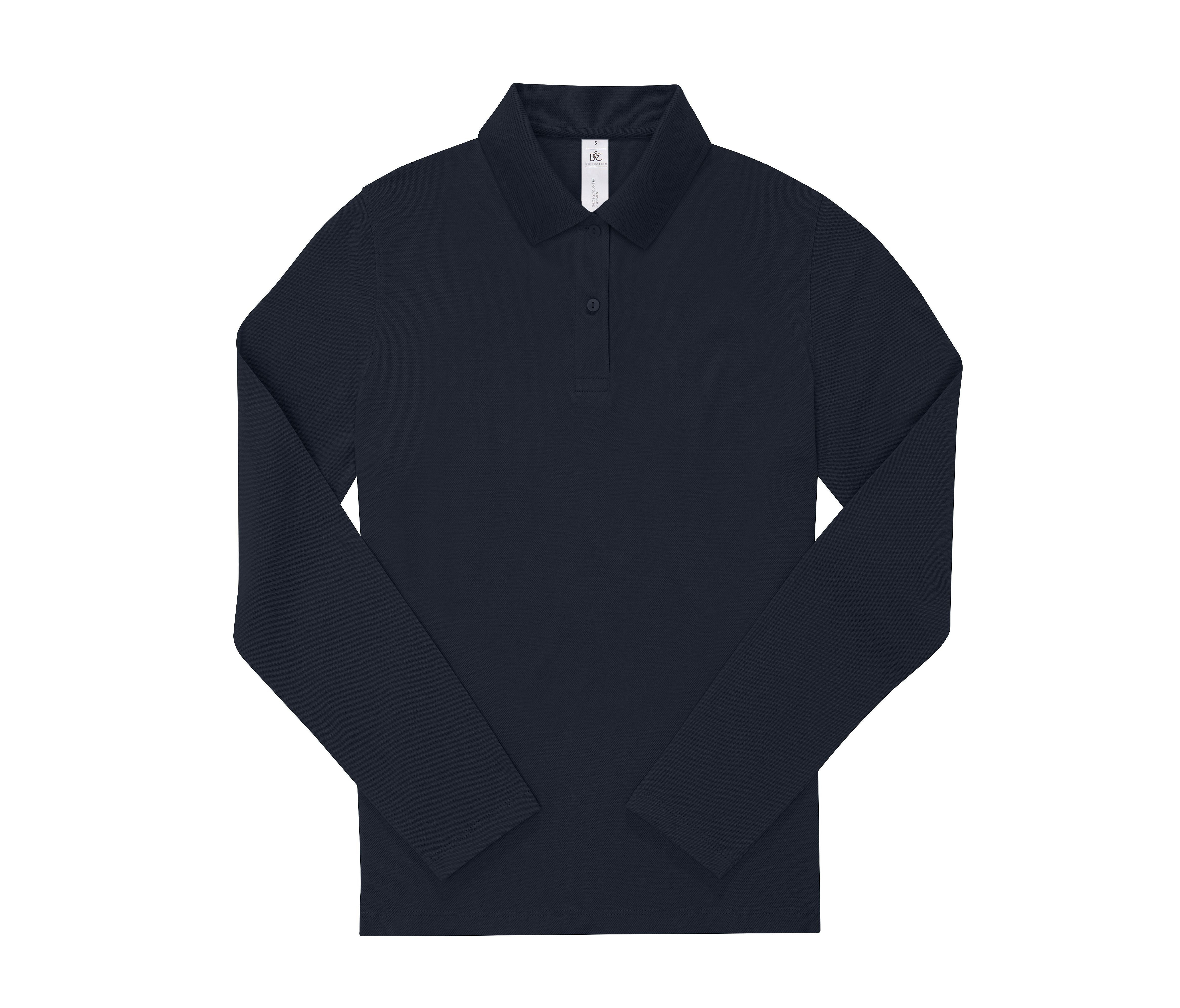 Polo Femme Manches Longues 180 - Navy