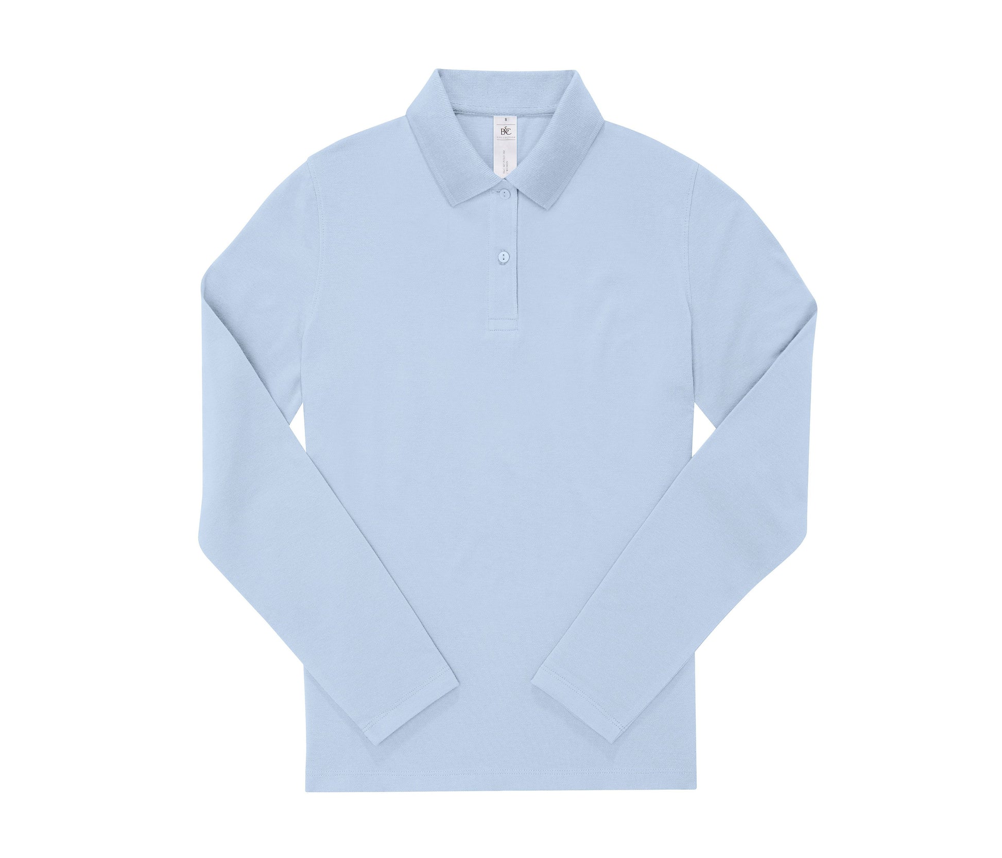 Polo Femme Manches Longues 180 - Blush Blue
