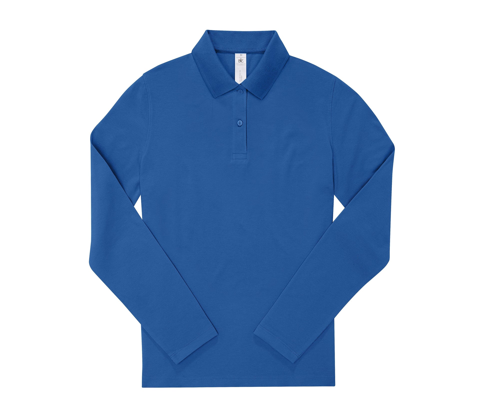 Polo Femme Manches Longues 180 - Royal Blue