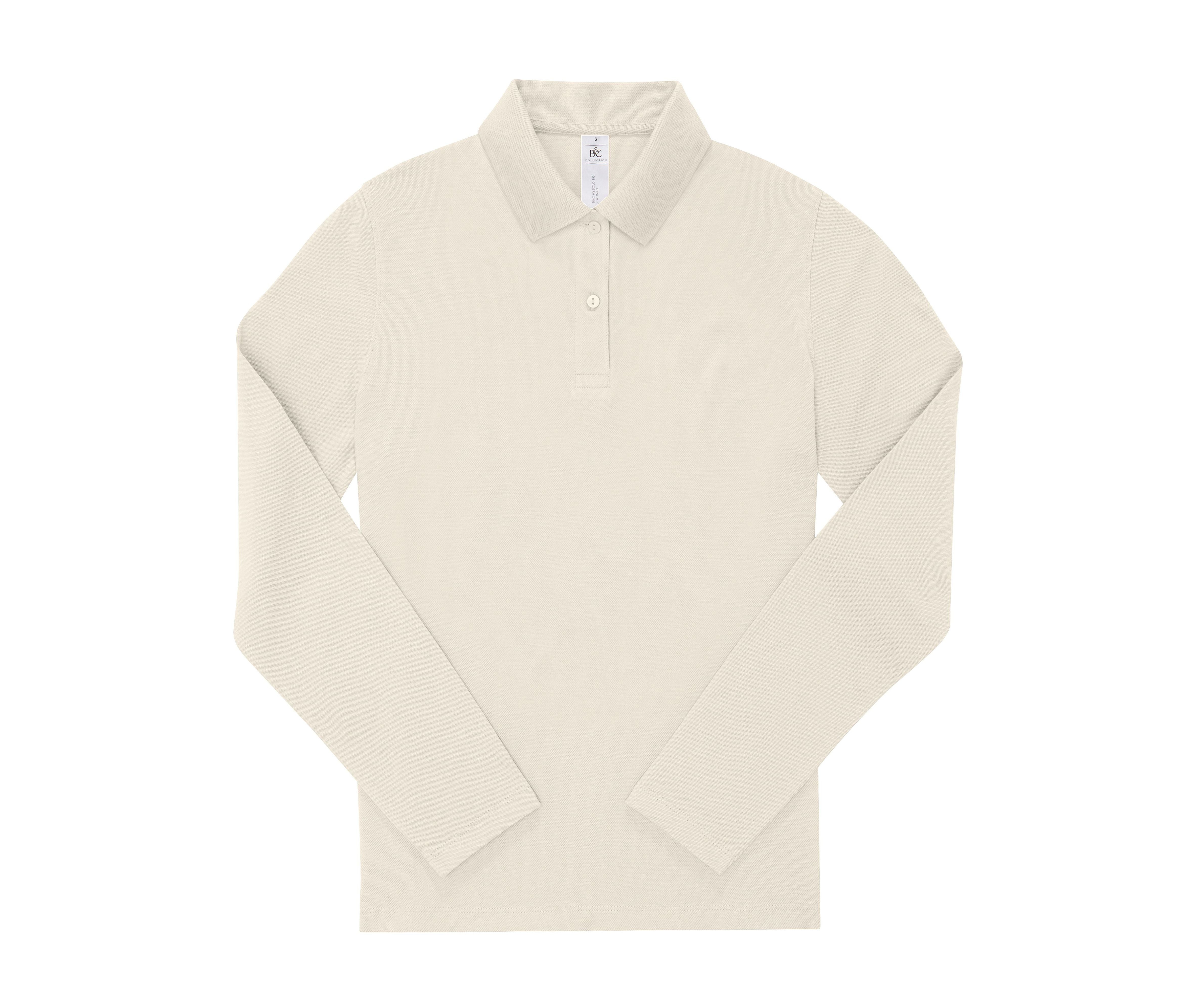 Polo Femme Manches Longues 180 - Off White