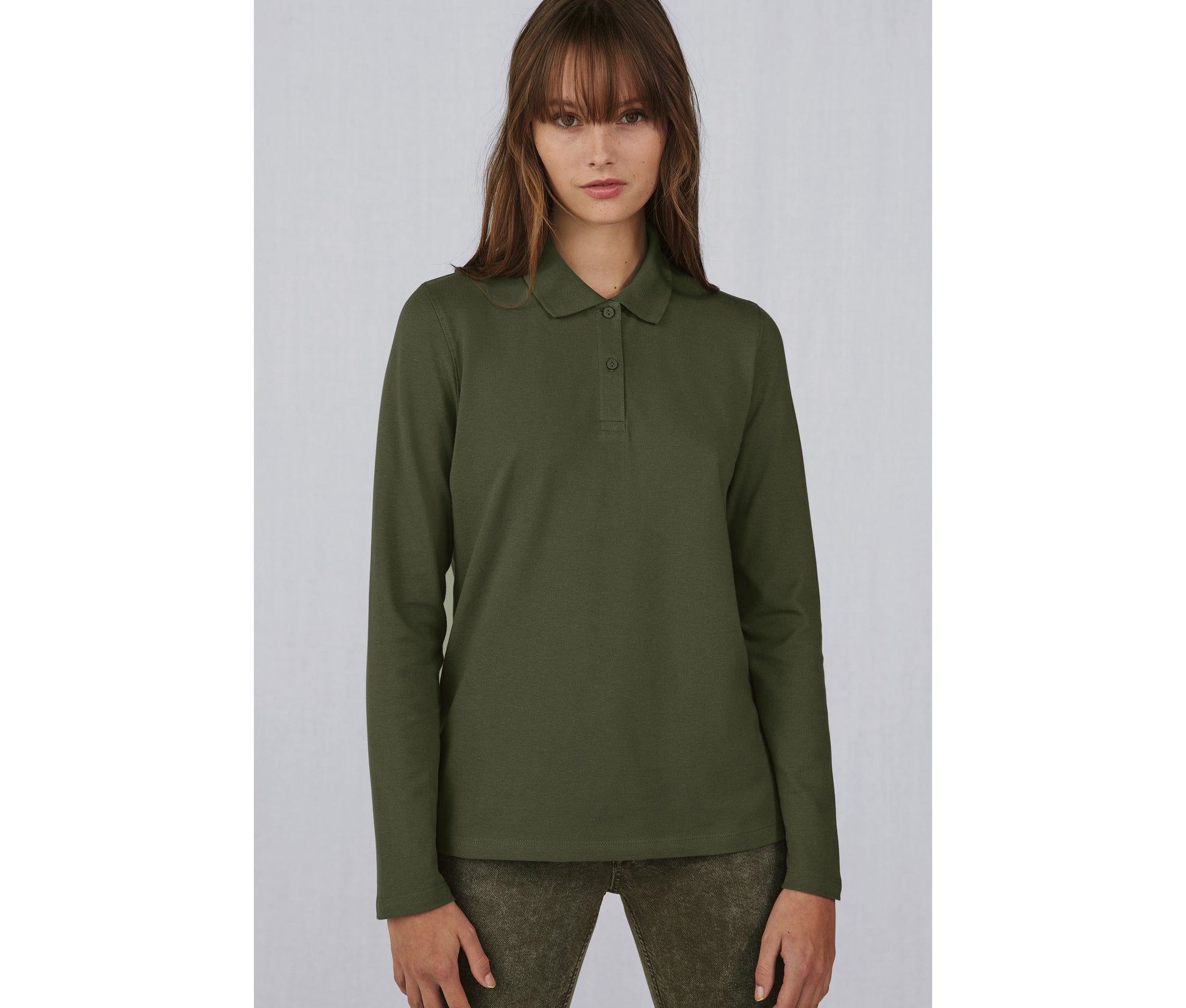 Polo femme manches longues 180