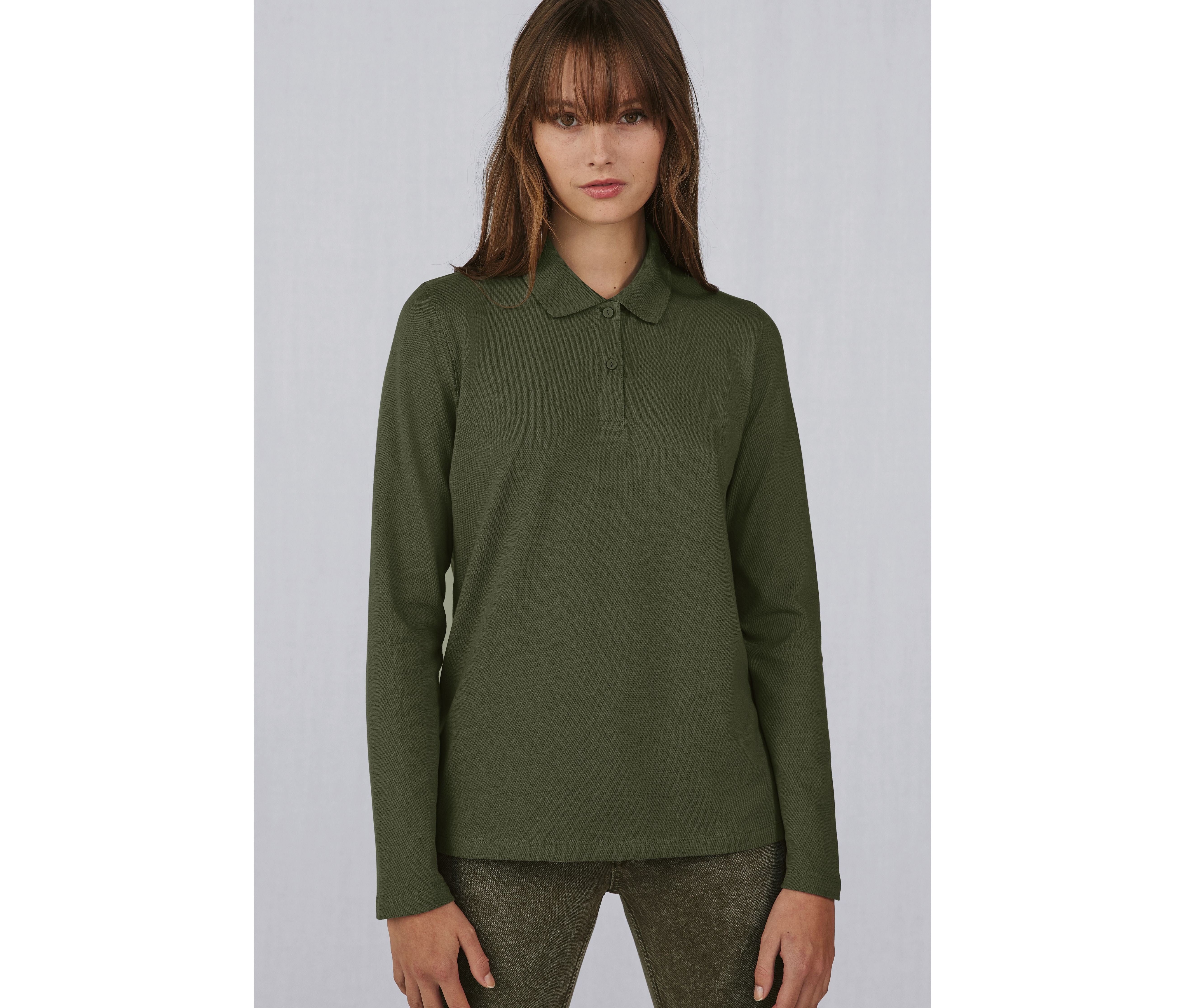 Polo femme manches longues 180