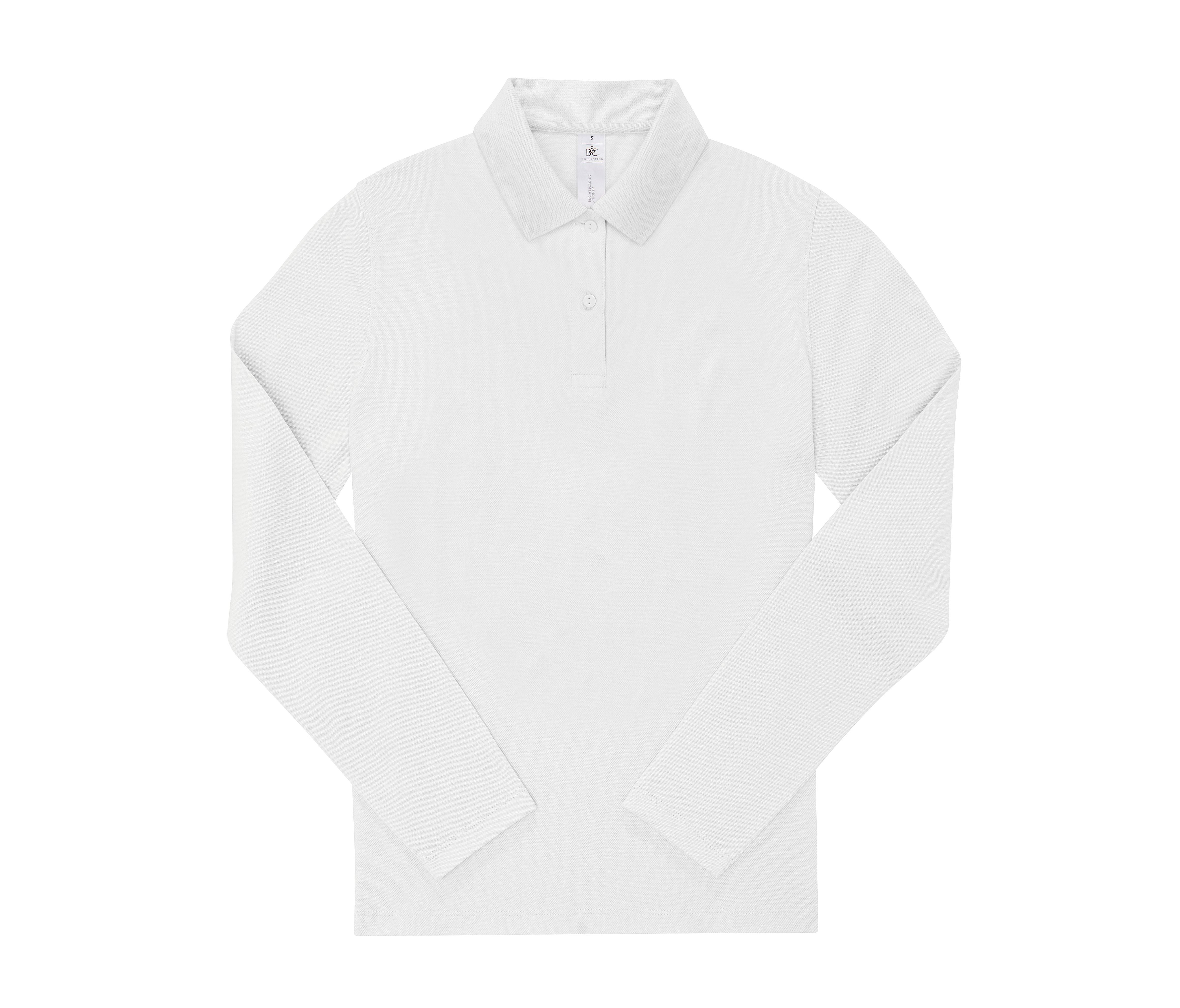 Polo Femme Manches Longues 210 - White