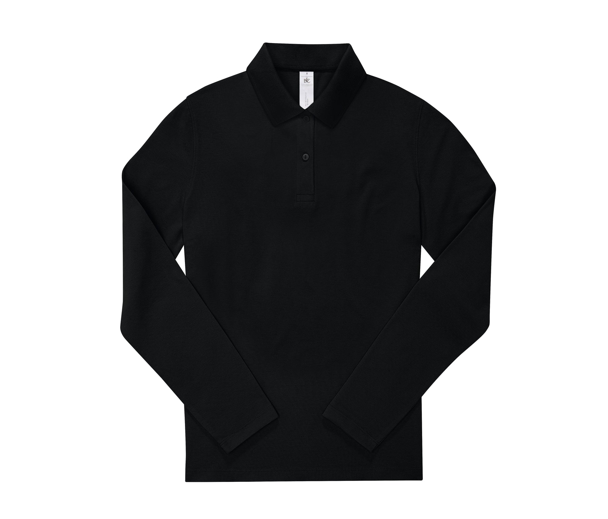 Polo Femme Manches Longues 210 - Black